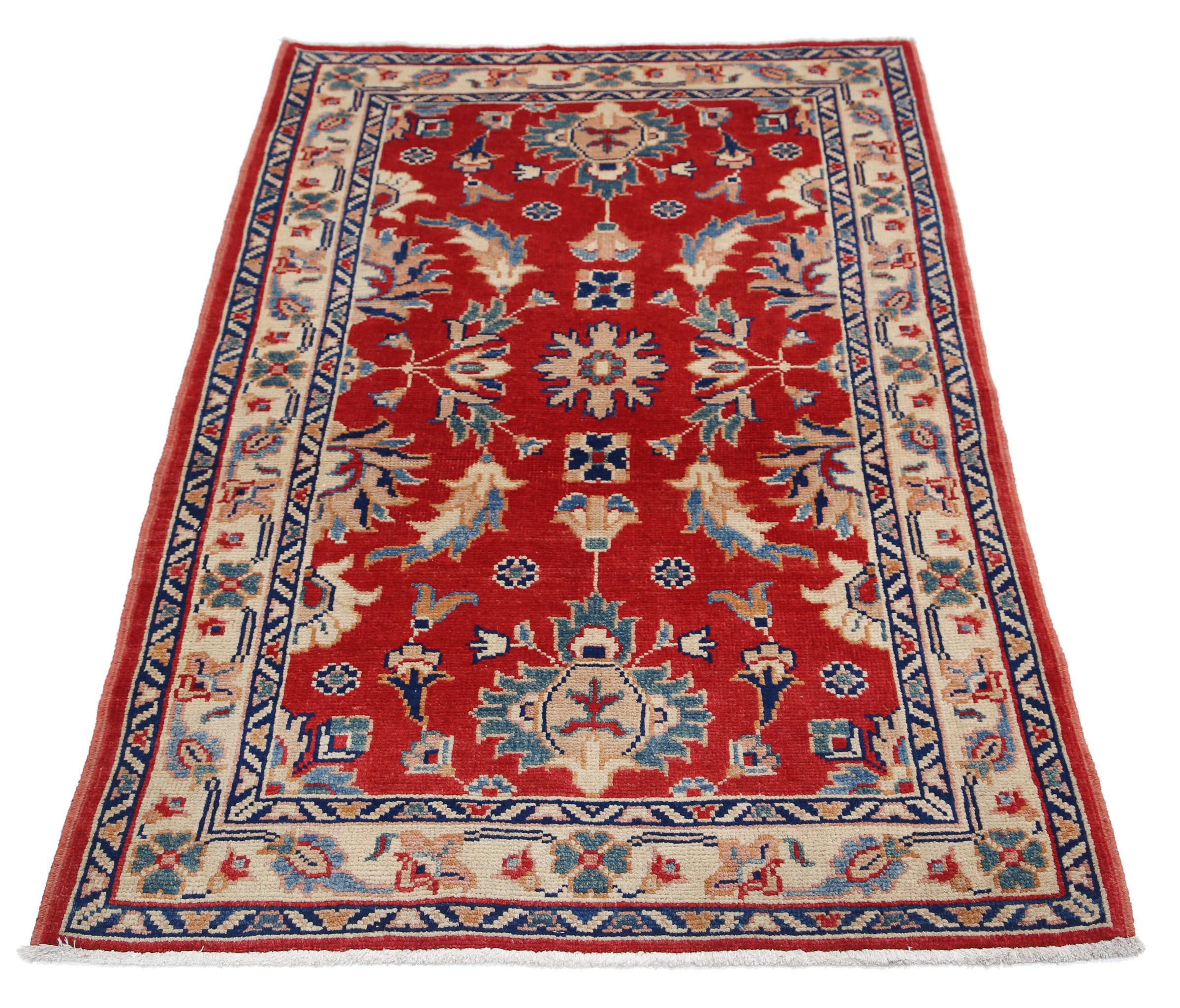 Hand Knotted Ziegler Farhan Gul Wool Rug - 3'1'' x 4'8''