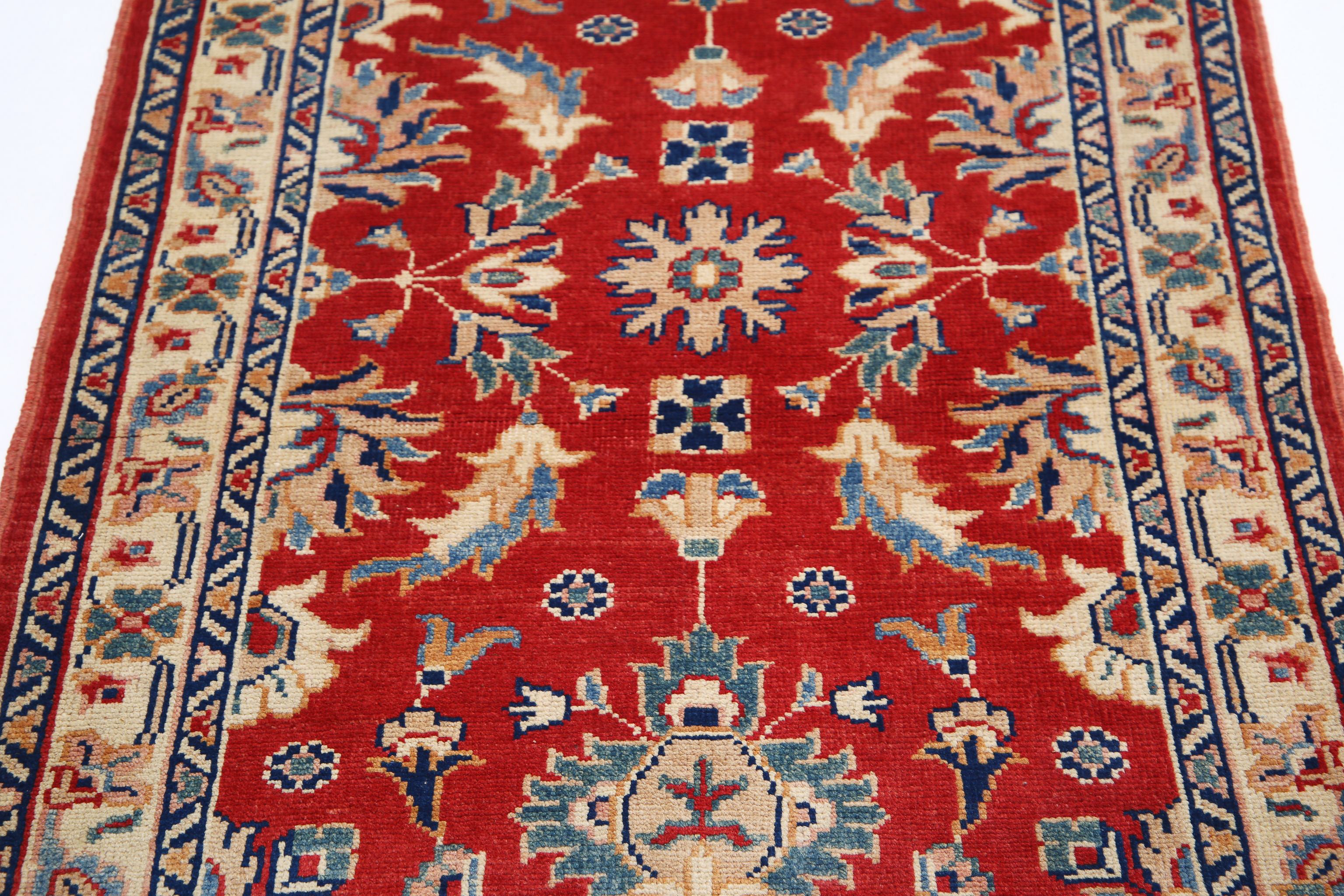 Hand Knotted Ziegler Farhan Gul Wool Rug - 3'1'' x 4'8''