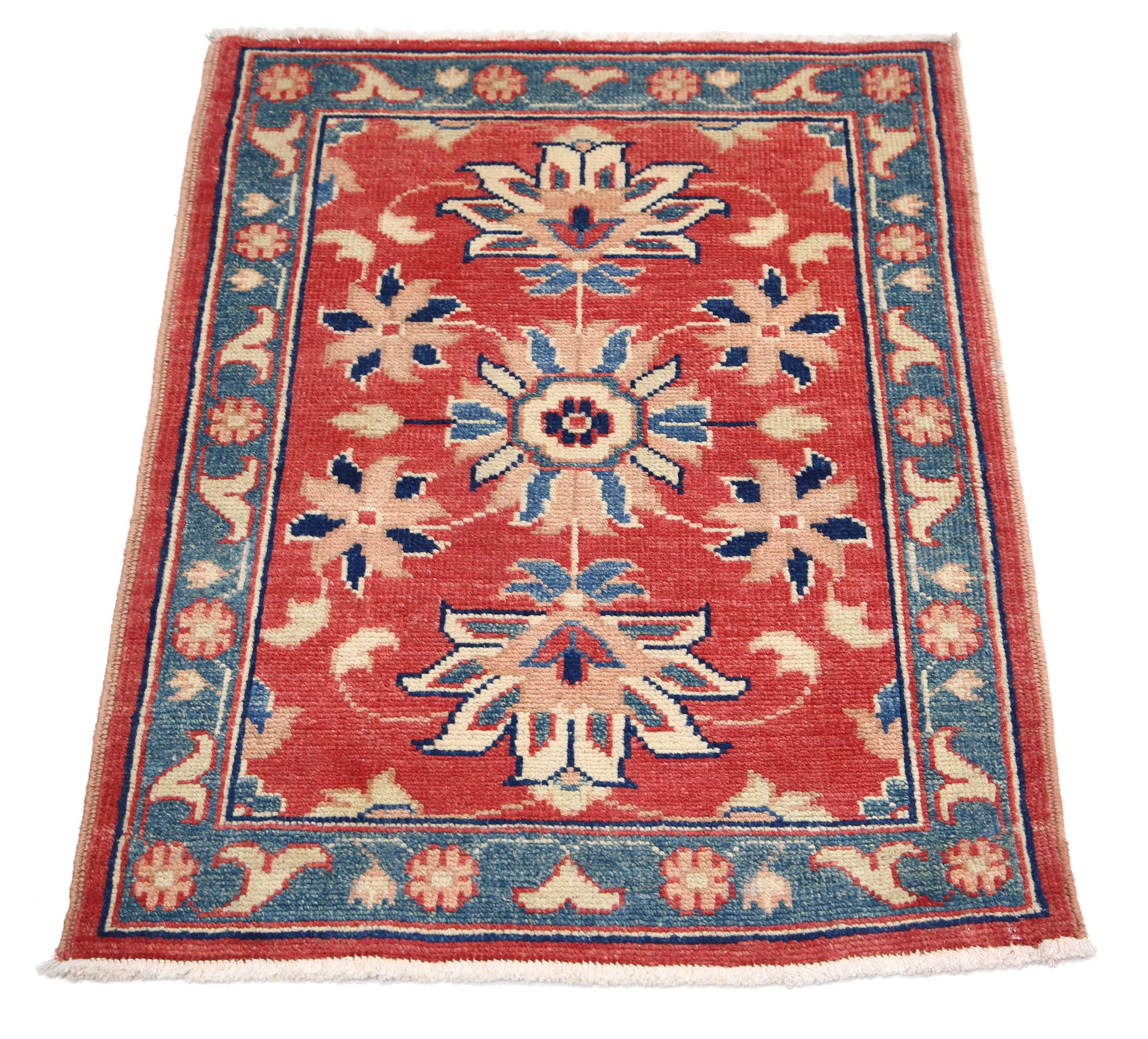 Hand Knotted Ziegler Farhan Gul Wool Rug - 2'2'' x 3'0''