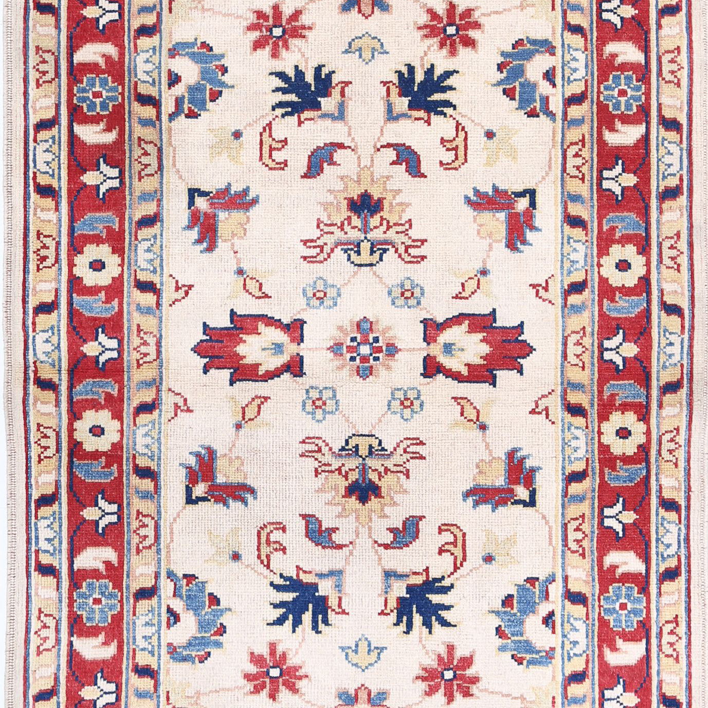 Hand Knotted Ziegler Farhan Gul Wool Rug - 3'0'' x 4'6''