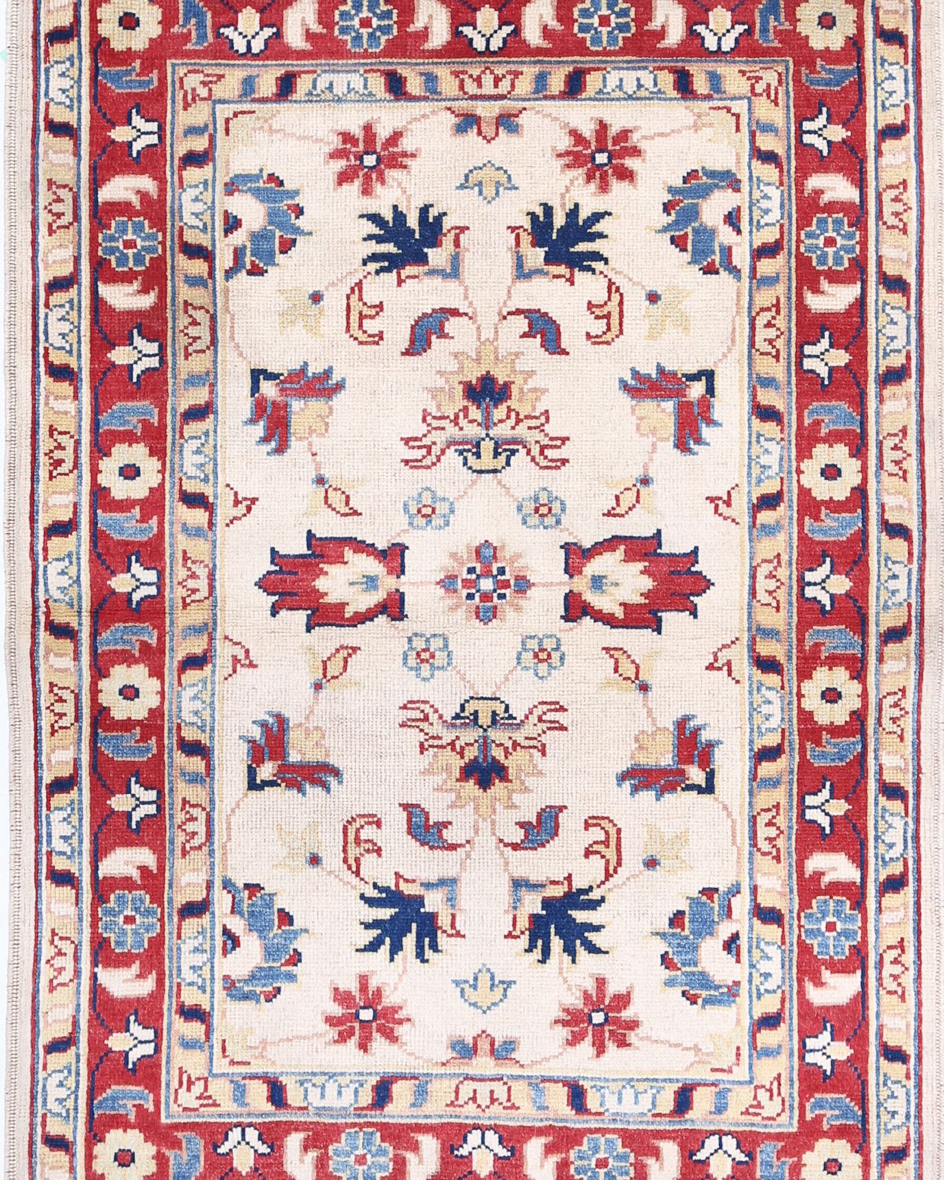 Hand Knotted Ziegler Farhan Gul Wool Rug - 3'0'' x 4'6''