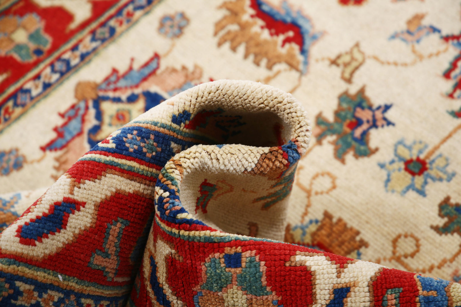 Hand Knotted Ziegler Farhan Gul Wool Rug - 4'0'' x 6'7''