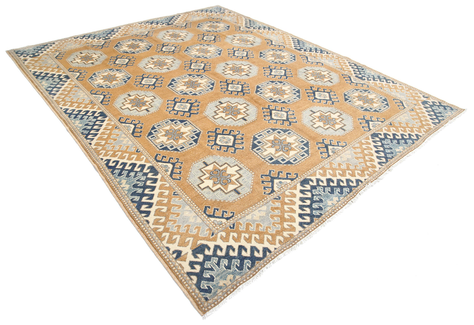 Hand Knotted Ziegler Farhan Gul Wool Rug - 8'5'' x 10'1''