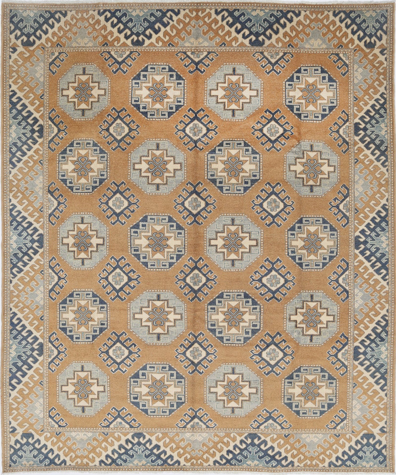 Hand Knotted Ziegler Farhan Gul Wool Rug - 8'5'' x 10'1''