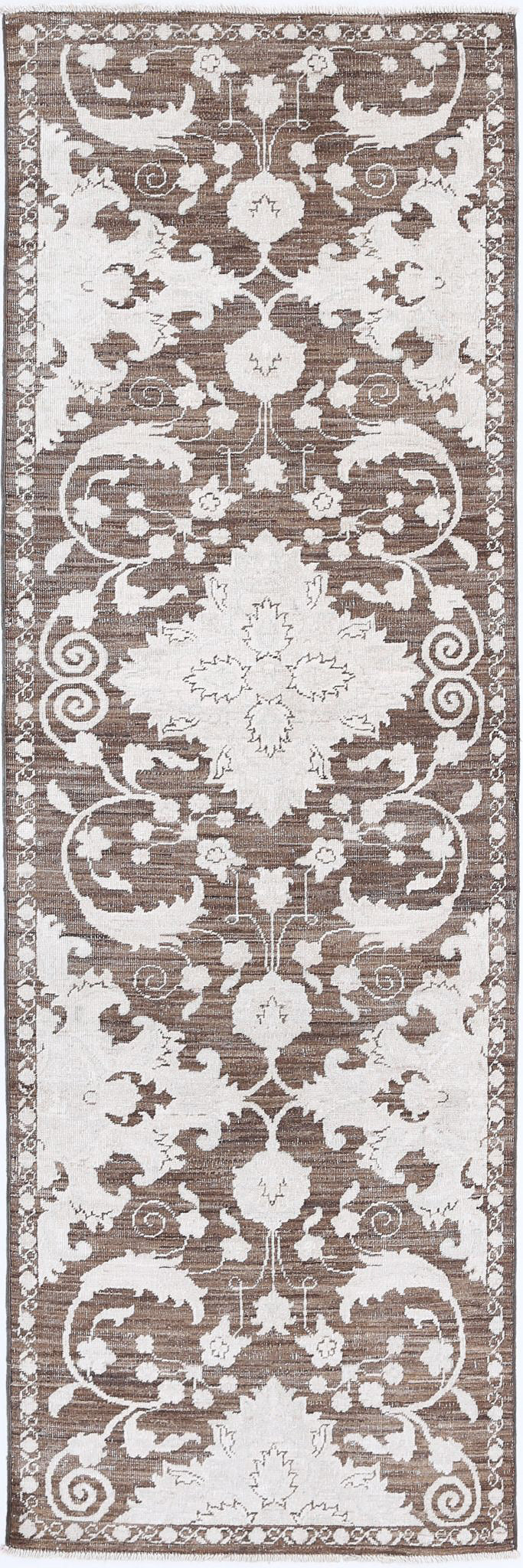 Hand Knotted Ziegler Farhan Wool Rug - 2'5'' x 7'10''