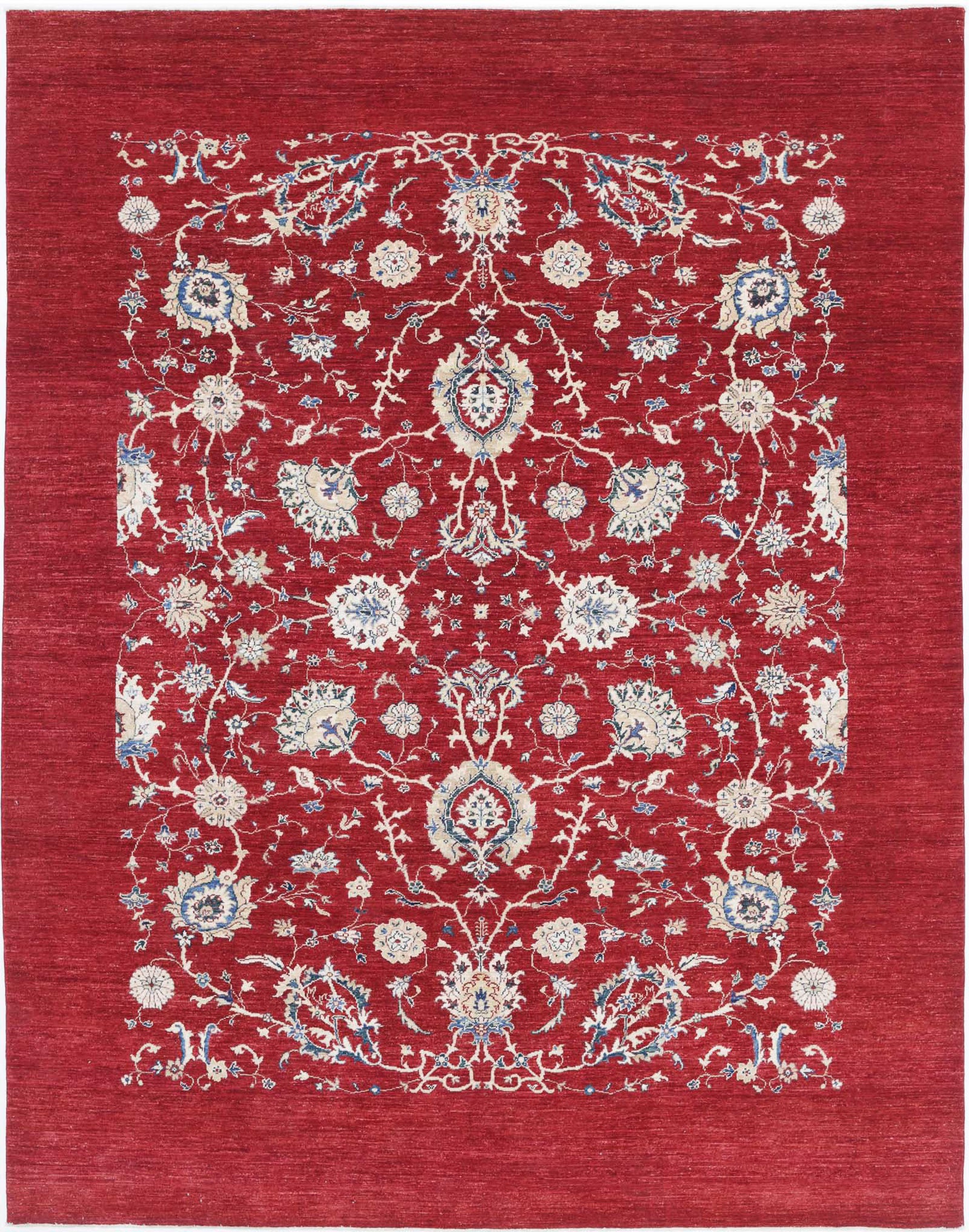 Hand Knotted Ziegler Farhan Wool Rug - 7'11'' x 10'2''