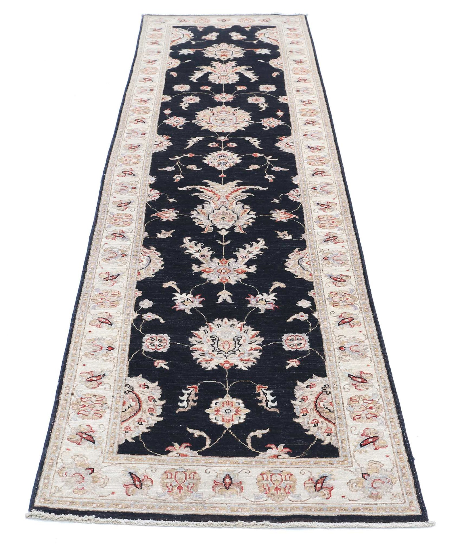 Hand Knotted Ziegler Farhan Wool Rug - 2'6'' x 10'0''