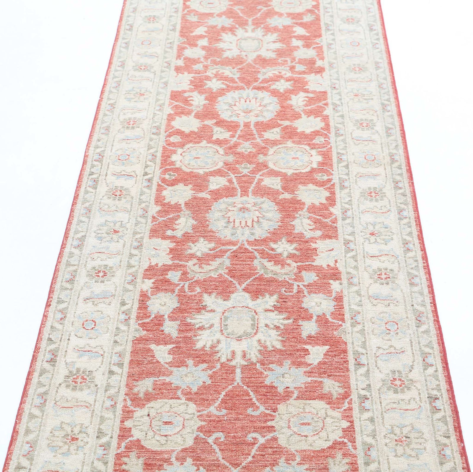 Hand Knotted Ziegler Farhan Wool Rug - 2'5'' x 8'0''