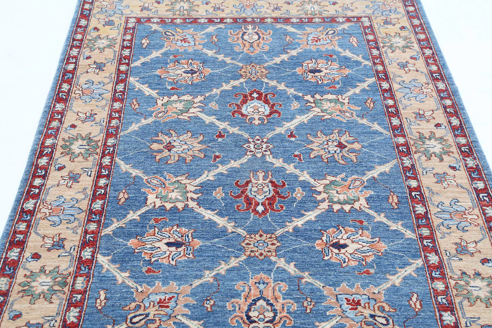 Hand Knotted Ziegler Farhan Wool Rug - 3'10'' x 6'0''