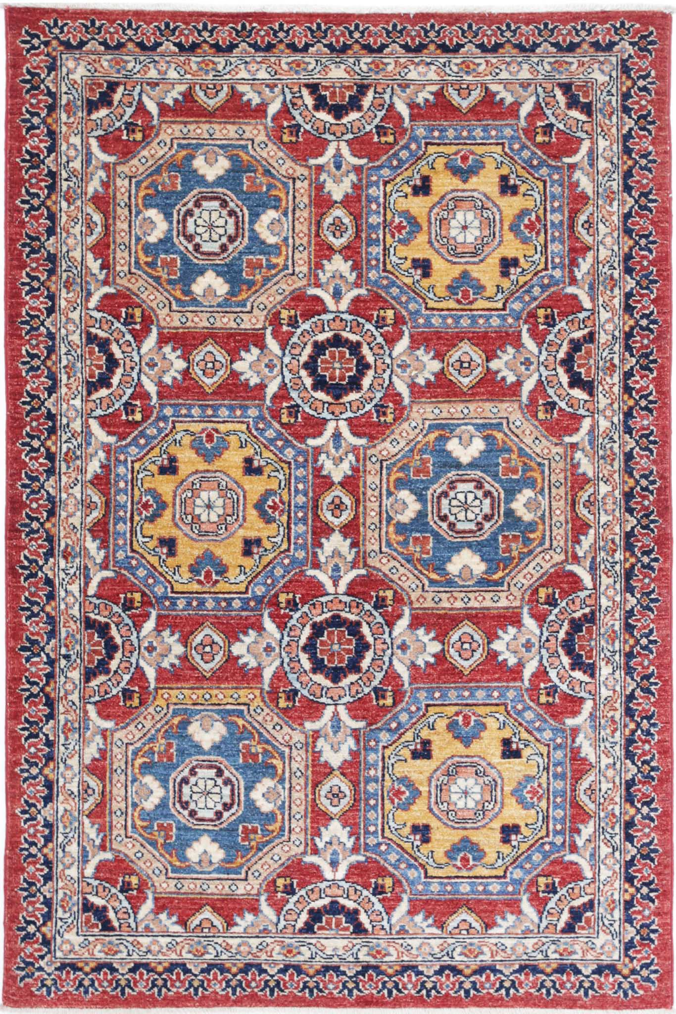 Hand Knotted Ziegler Farhan Wool Rug - 3'2'' x 4'10''