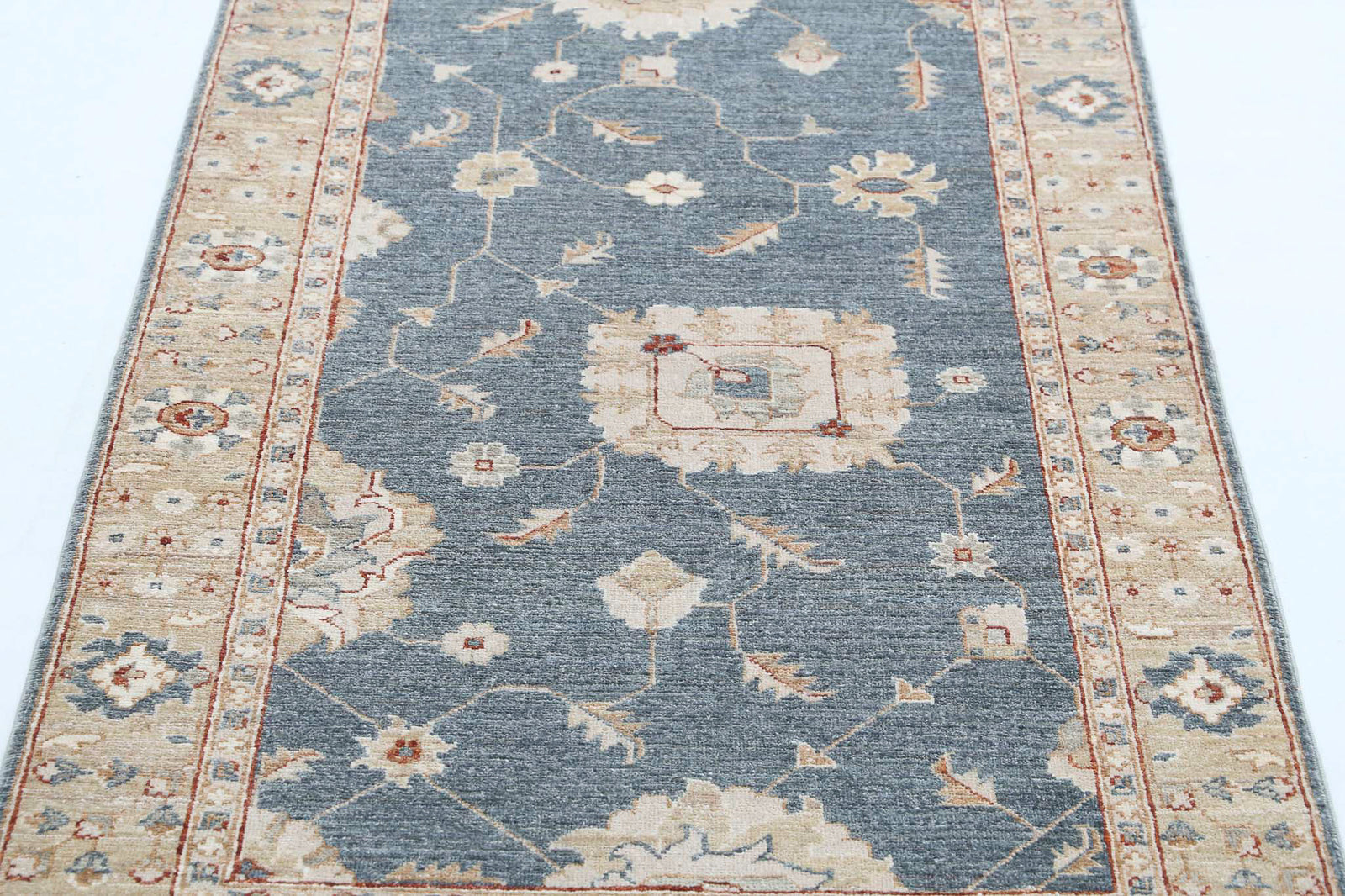 Hand Knotted Ziegler Farhan Wool Rug - 3'0'' x 5'0''