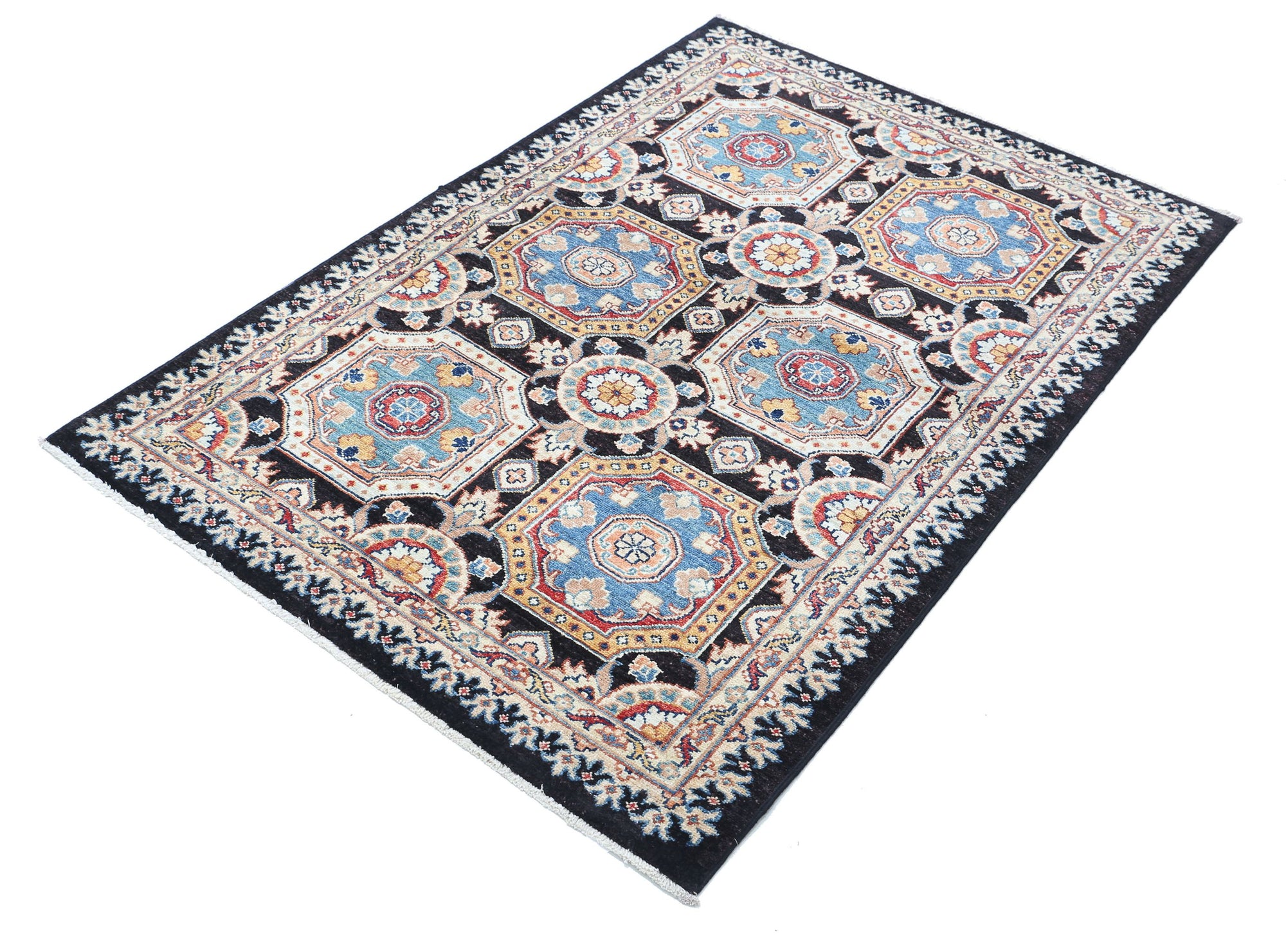 Hand Knotted Ziegler Farhan Wool Rug - 3'3'' x 4'8''