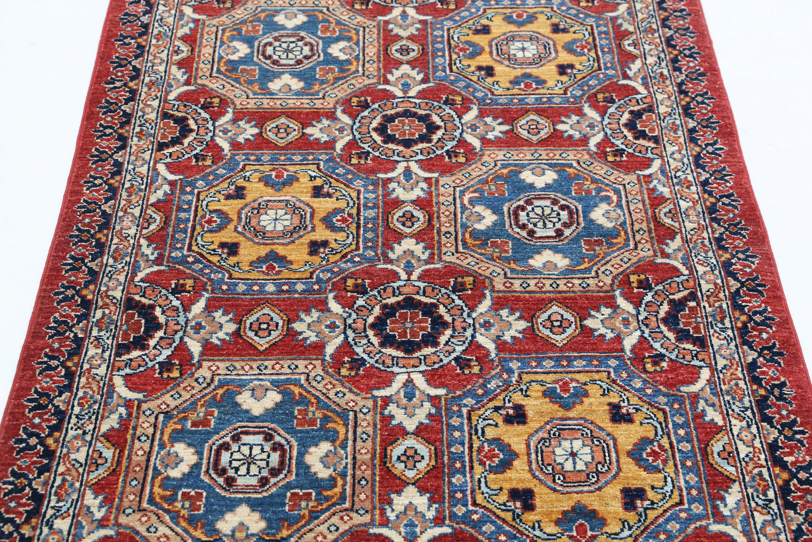 Hand Knotted Ziegler Farhan Wool Rug - 3'2'' x 4'10''