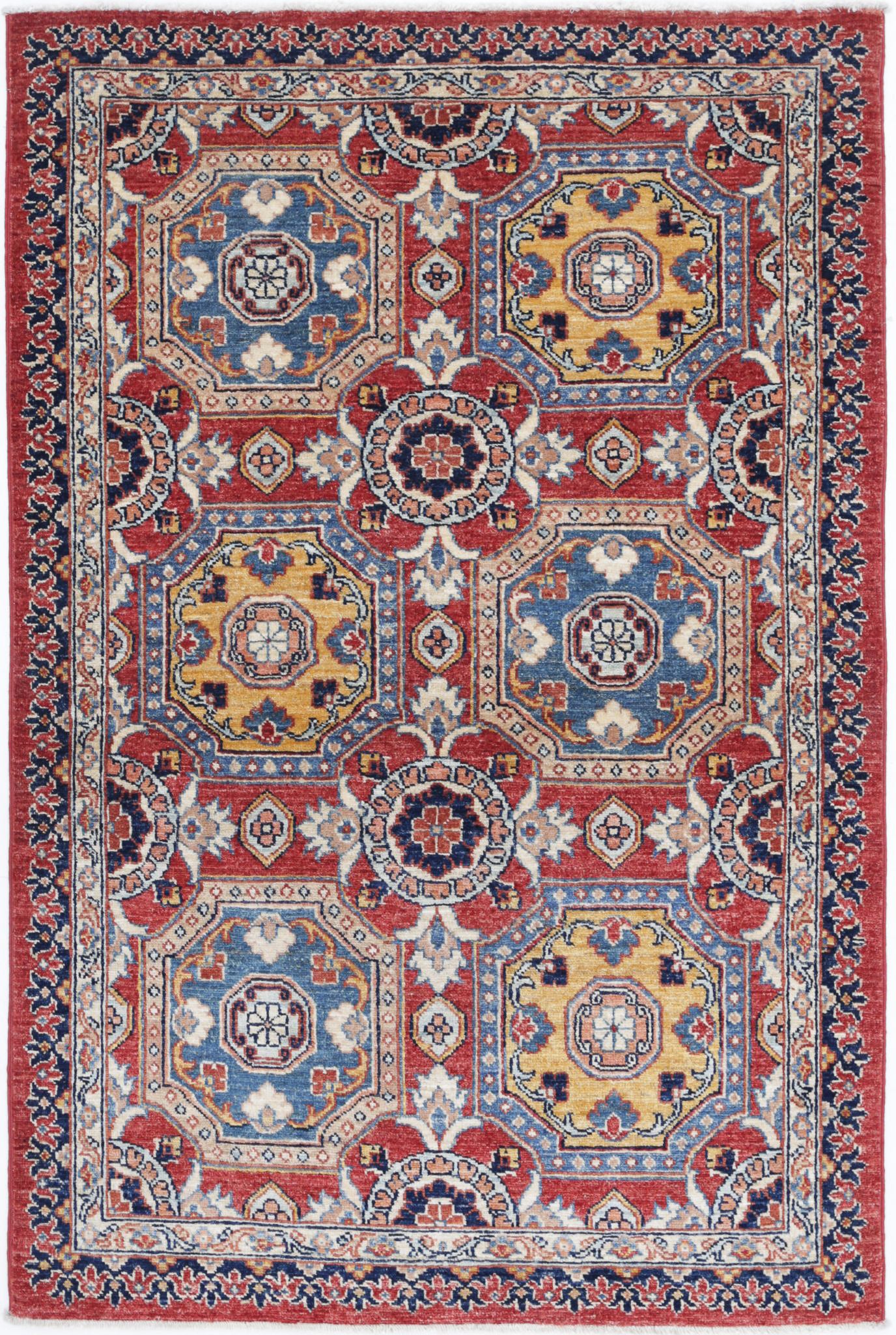 Hand Knotted Ziegler Farhan Wool Rug - 3'2'' x 4'10''