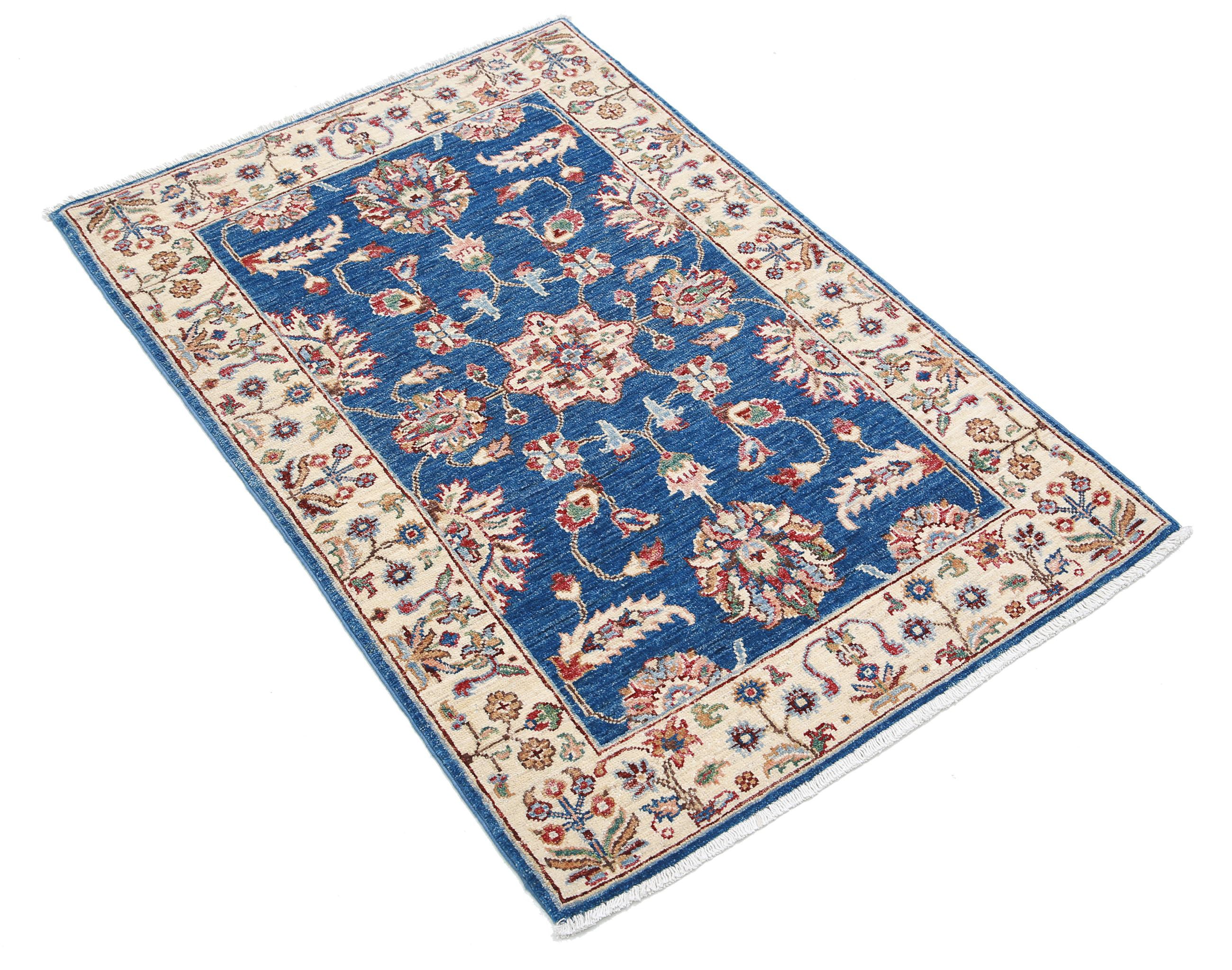 Alfombra de lana Ziegler Farhan anudada a mano - 2'8'' x 4'3''