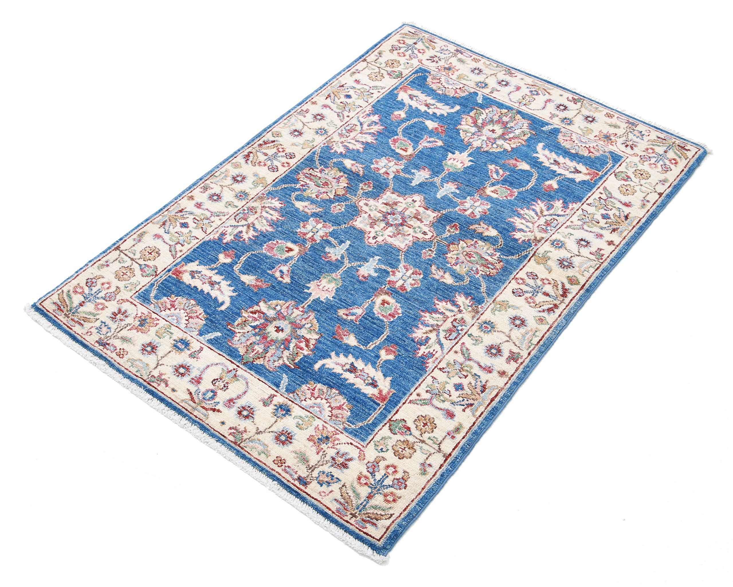 Alfombra de lana Ziegler Farhan anudada a mano - 2'8'' x 4'3''