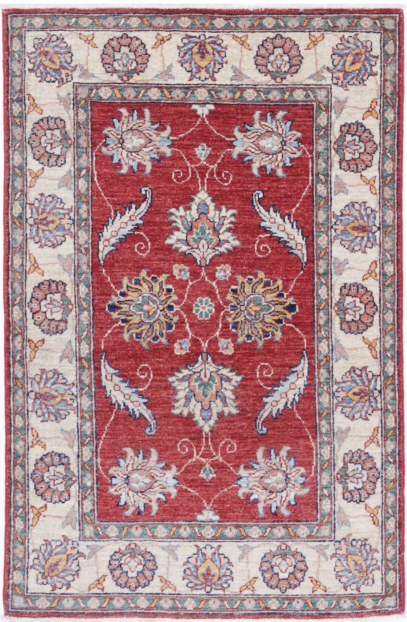 Hand Knotted Ziegler Farhan Wool Rug - 2'8'' x 4'2''