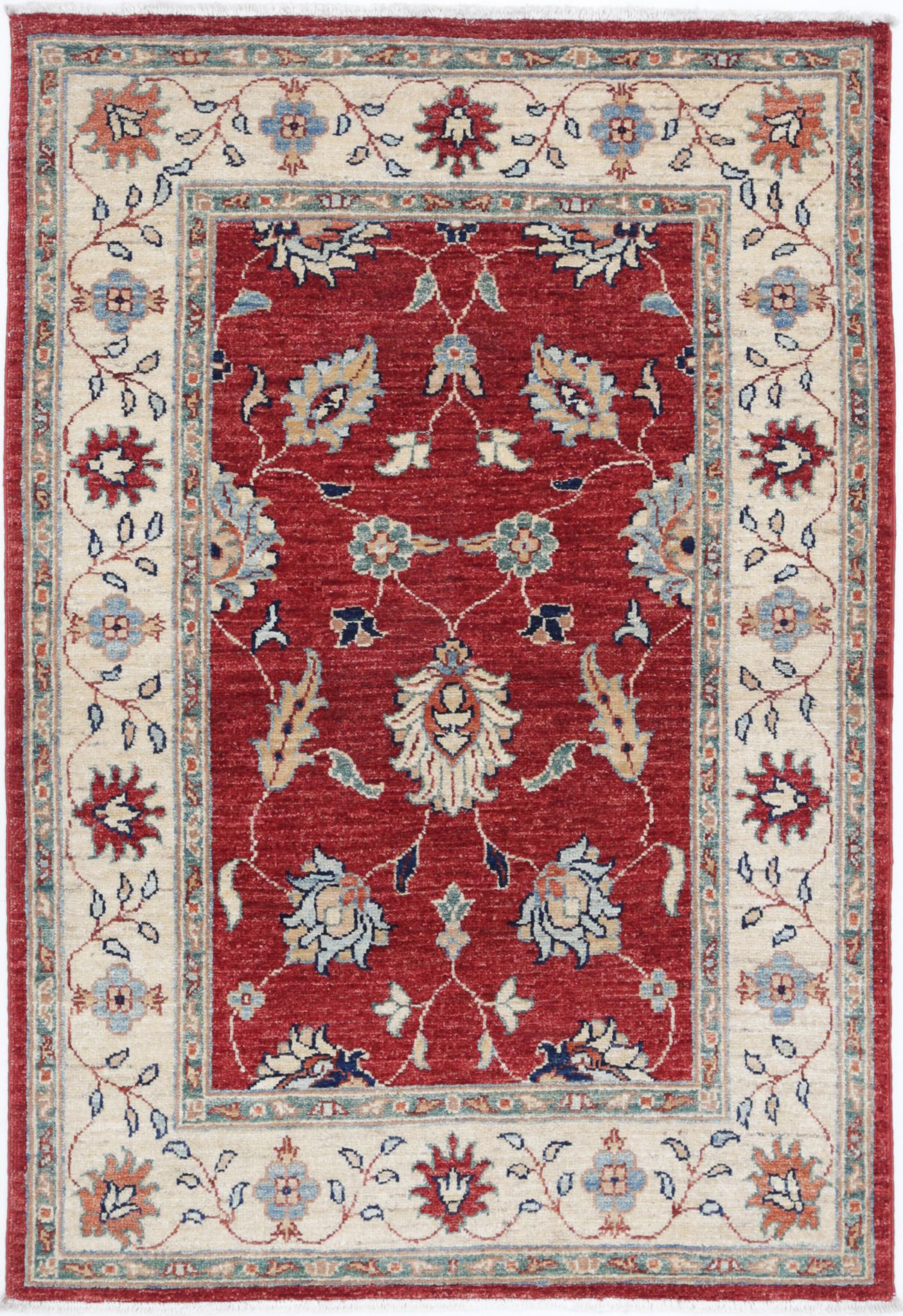 Hand Knotted Ziegler Farhan Wool Rug - 2'10'' x 4'2''