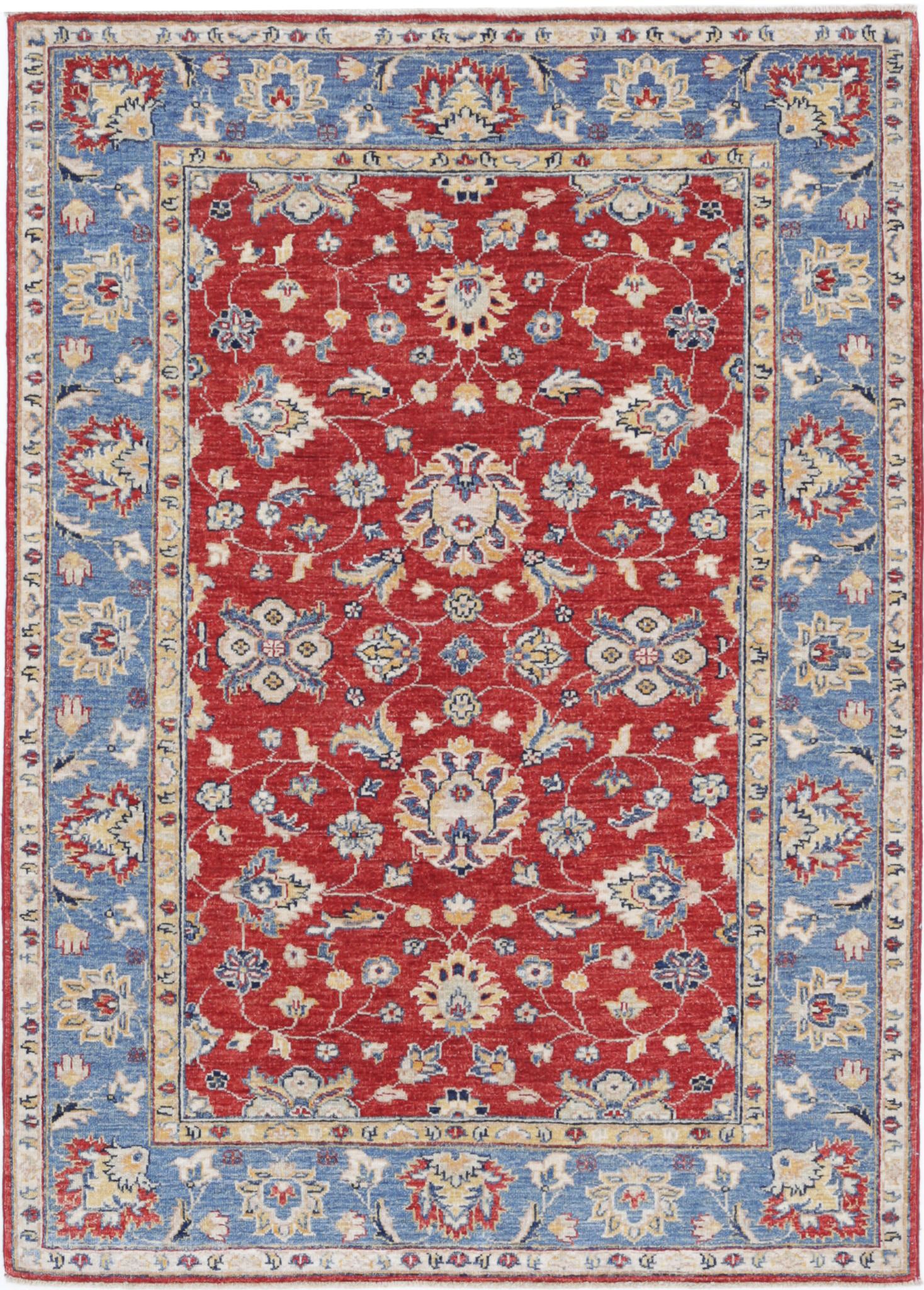 Hand Knotted Ziegler Farhan Wool Rug - 3'9'' x 5'6''