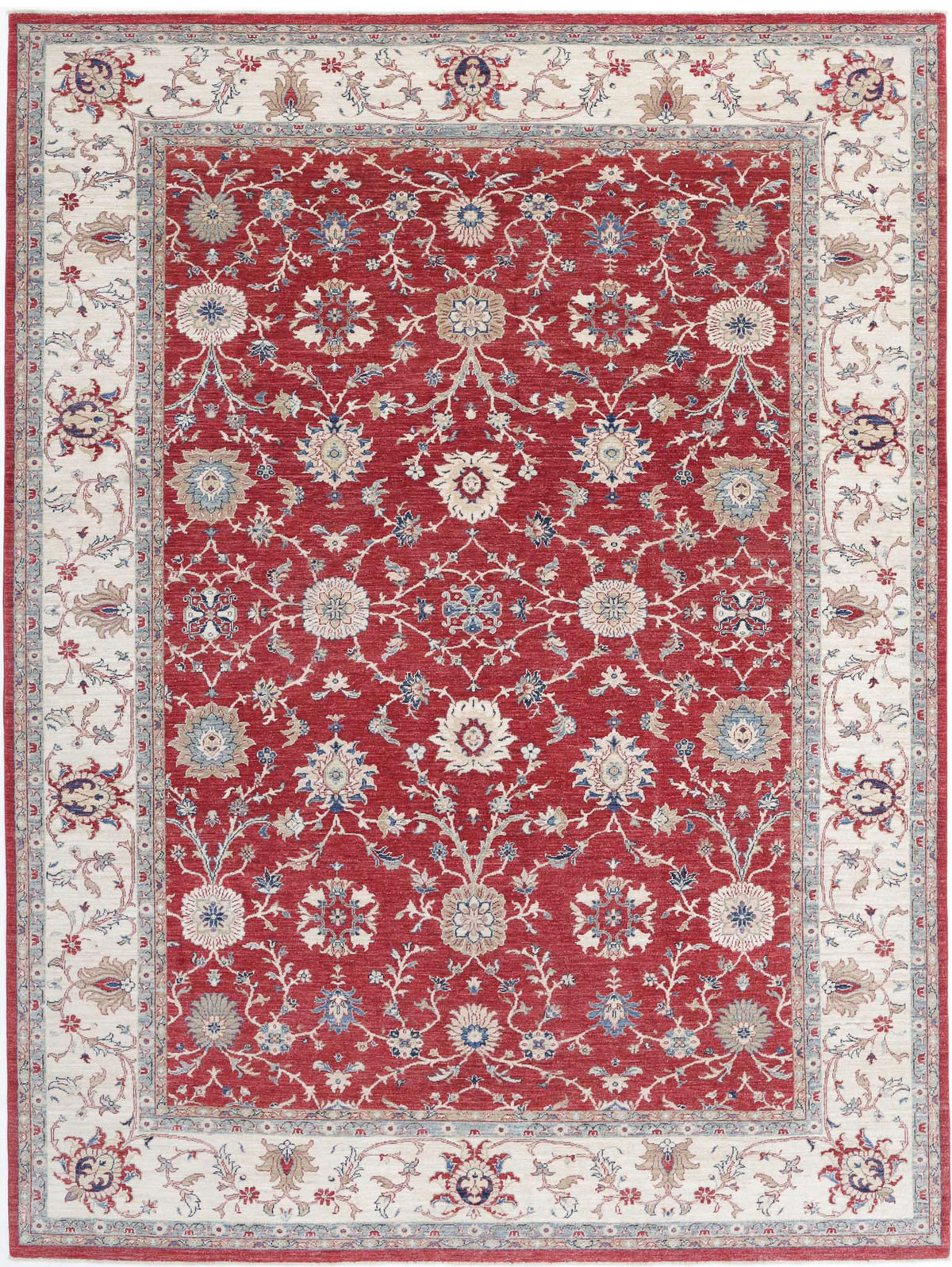 Hand Knotted Ziegler Farhan Wool Rug - 8&#39;4&#39;&#39; x 11&#39;1&#39;&#39;