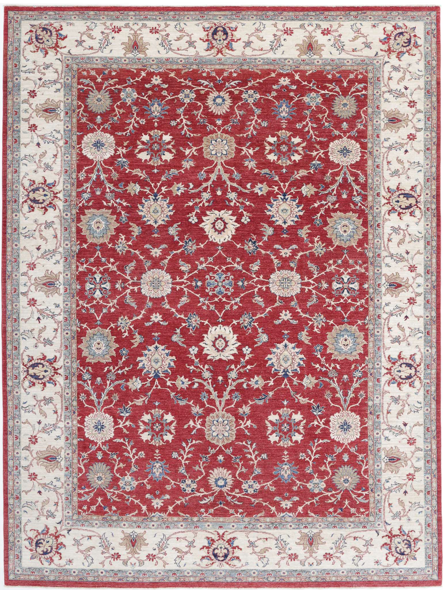 Hand Knotted Ziegler Farhan Wool Rug - 8'4'' x 11'1''