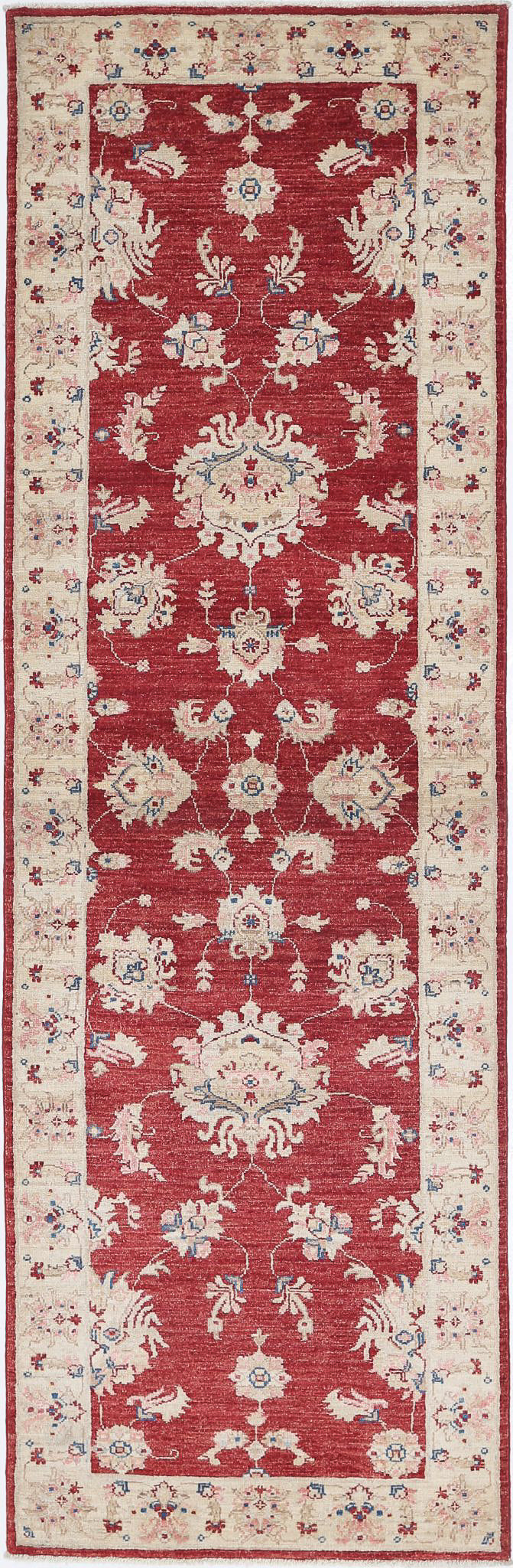 Hand Knotted Ziegler Farhan Wool Rug - 2'8'' x 8'5''