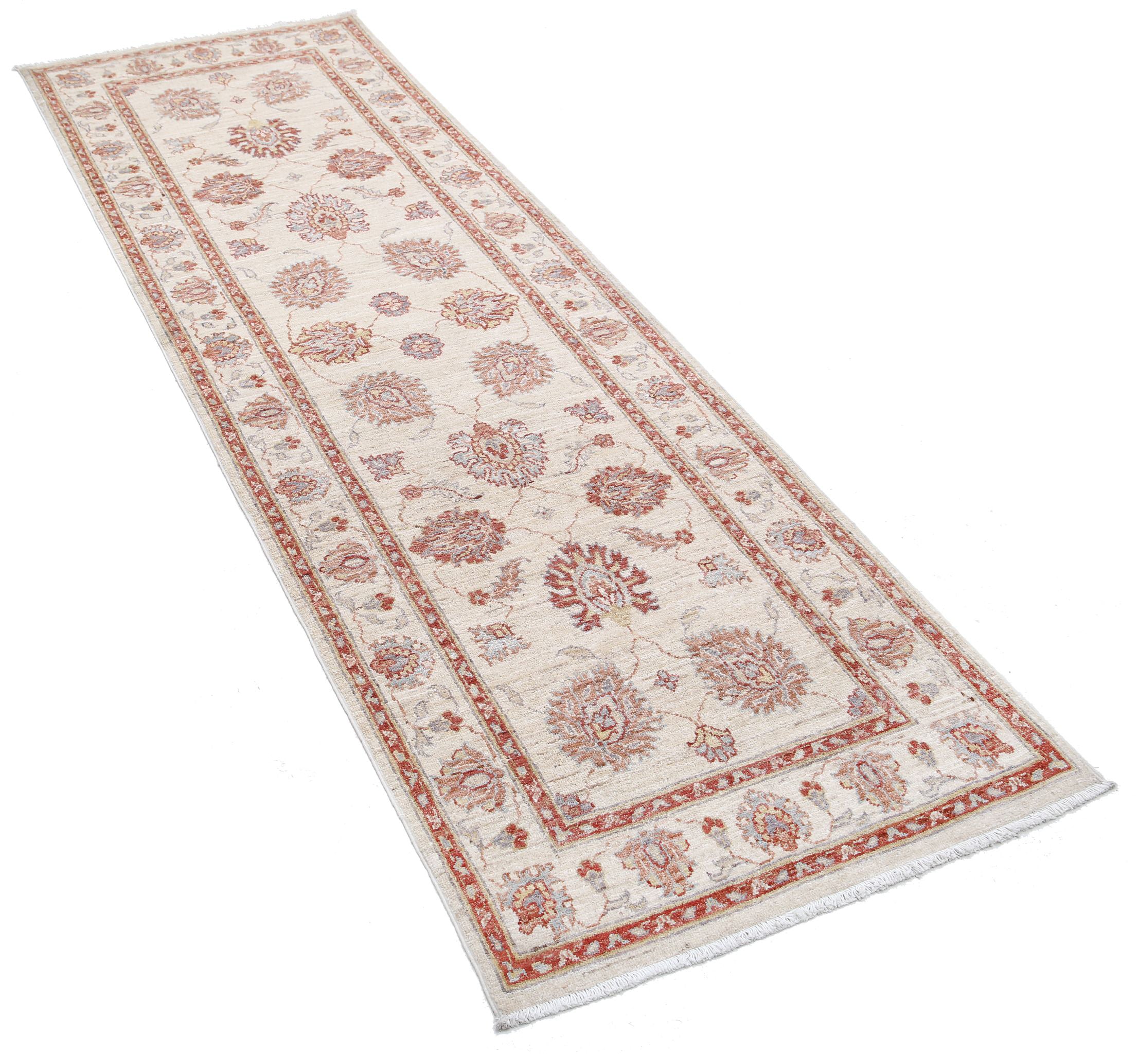 Hand Knotted Ziegler Farhan Wool Rug - 2'8'' x 8'0''
