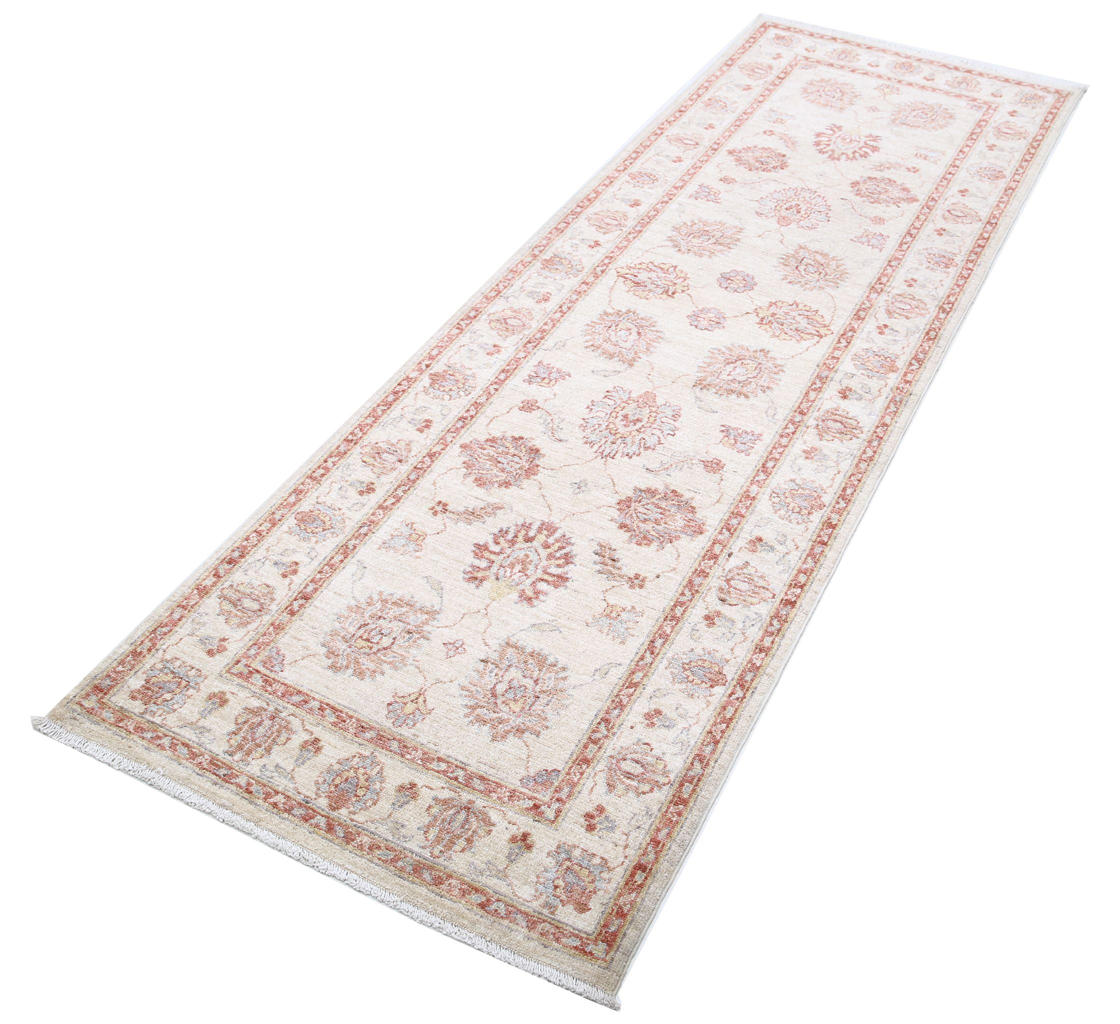 Hand Knotted Ziegler Farhan Wool Rug - 2'8'' x 8'0''