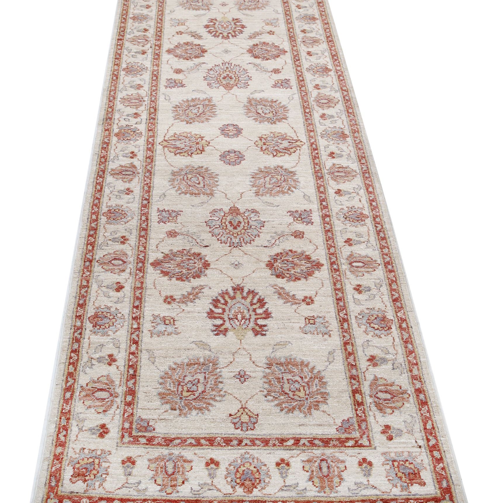 Hand Knotted Ziegler Farhan Wool Rug - 2'8'' x 8'0''