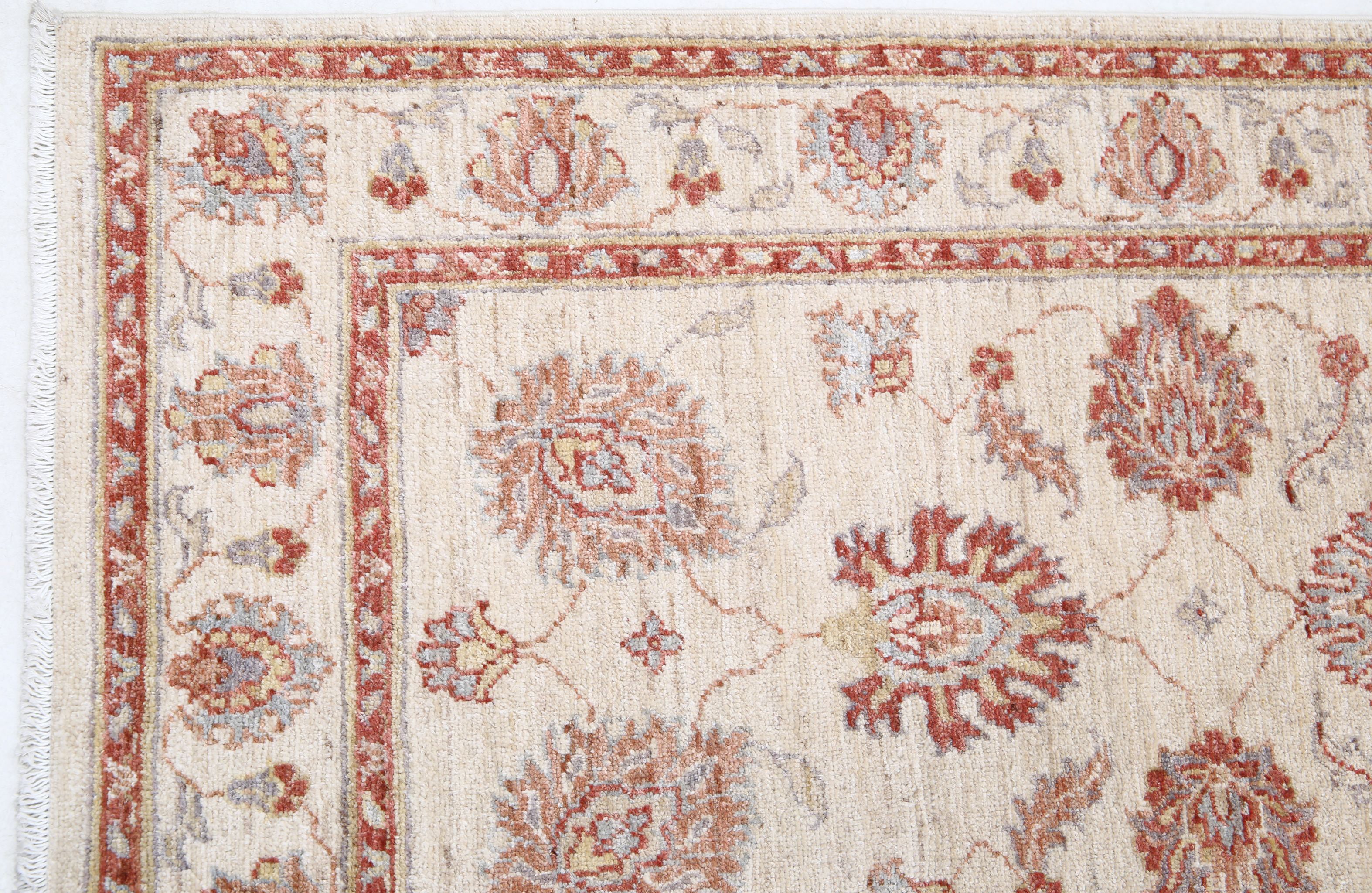 Hand Knotted Ziegler Farhan Wool Rug - 2'8'' x 8'0''