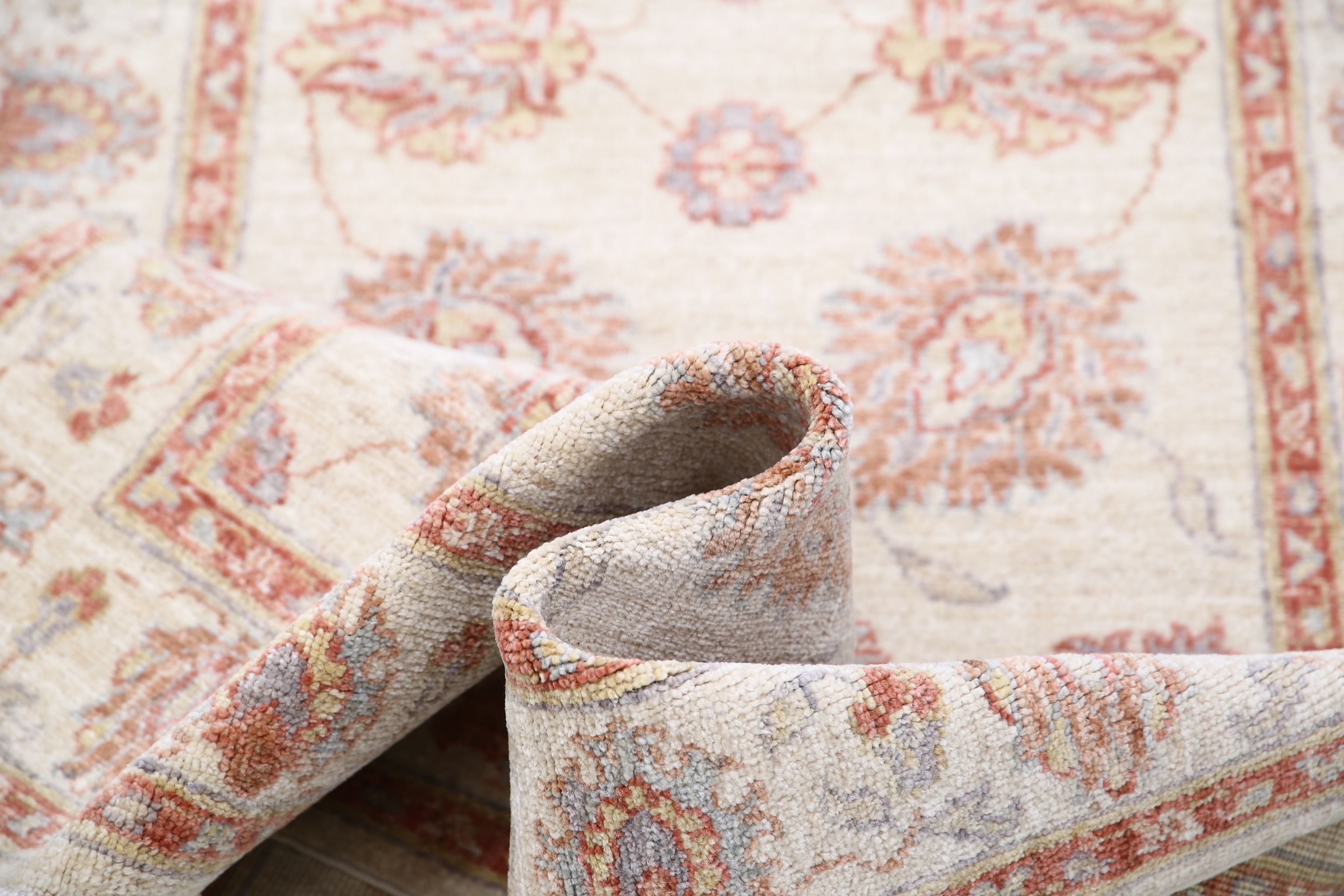 Hand Knotted Ziegler Farhan Wool Rug - 2'8'' x 8'0''