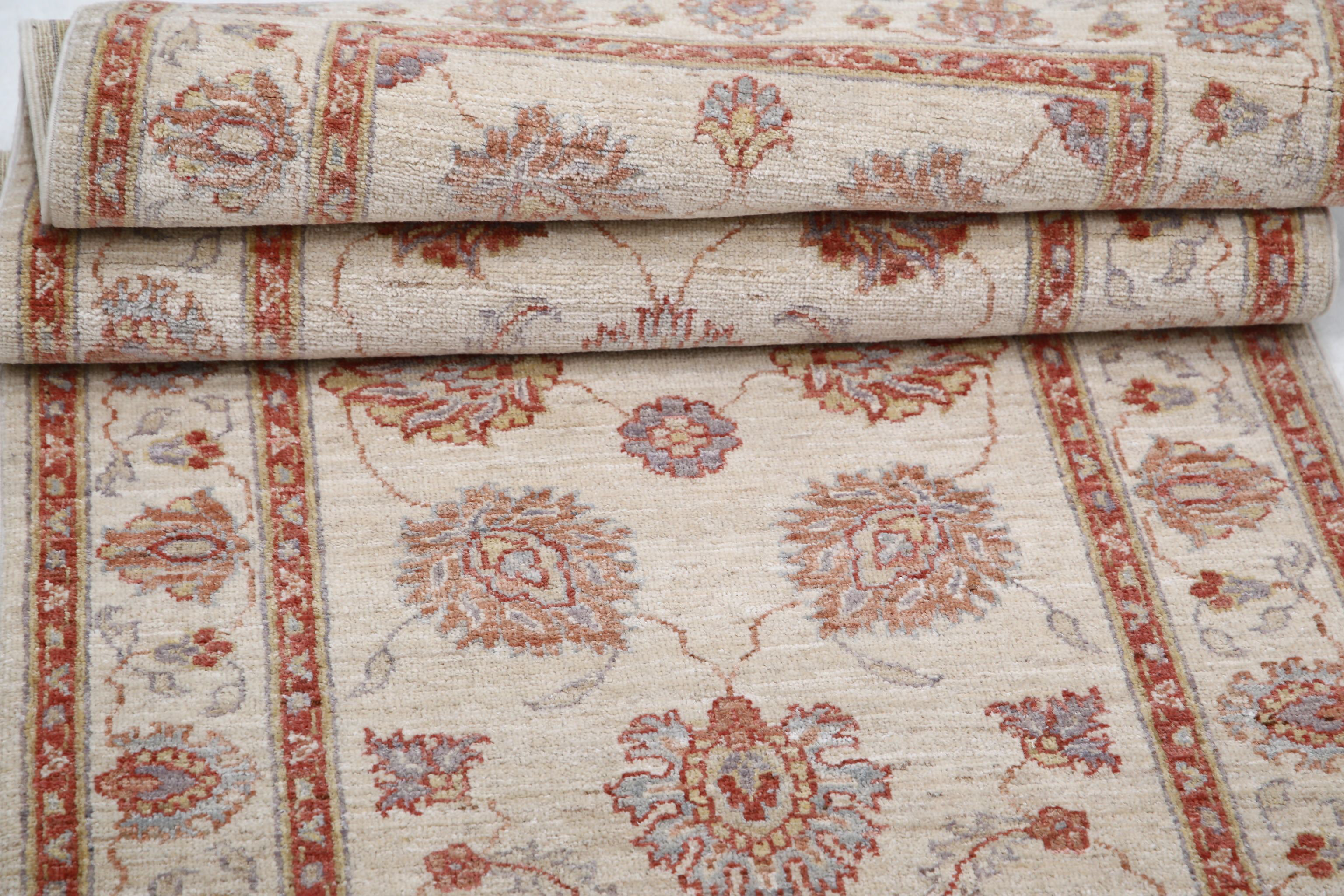 Hand Knotted Ziegler Farhan Wool Rug - 2'8'' x 8'0''