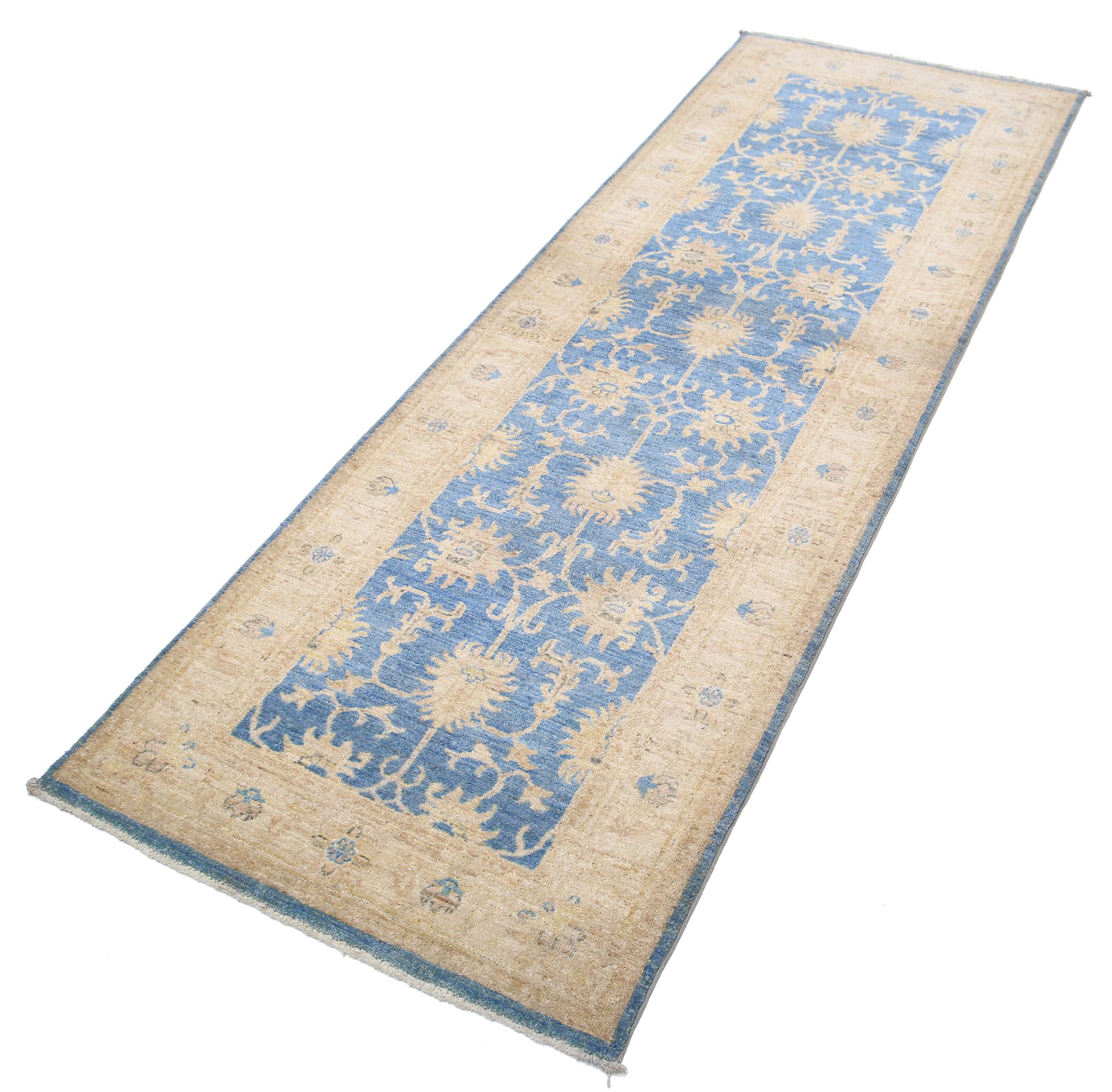Hand Knotted Ziegler Farhan Wool Rug - 2'8'' x 8'0''