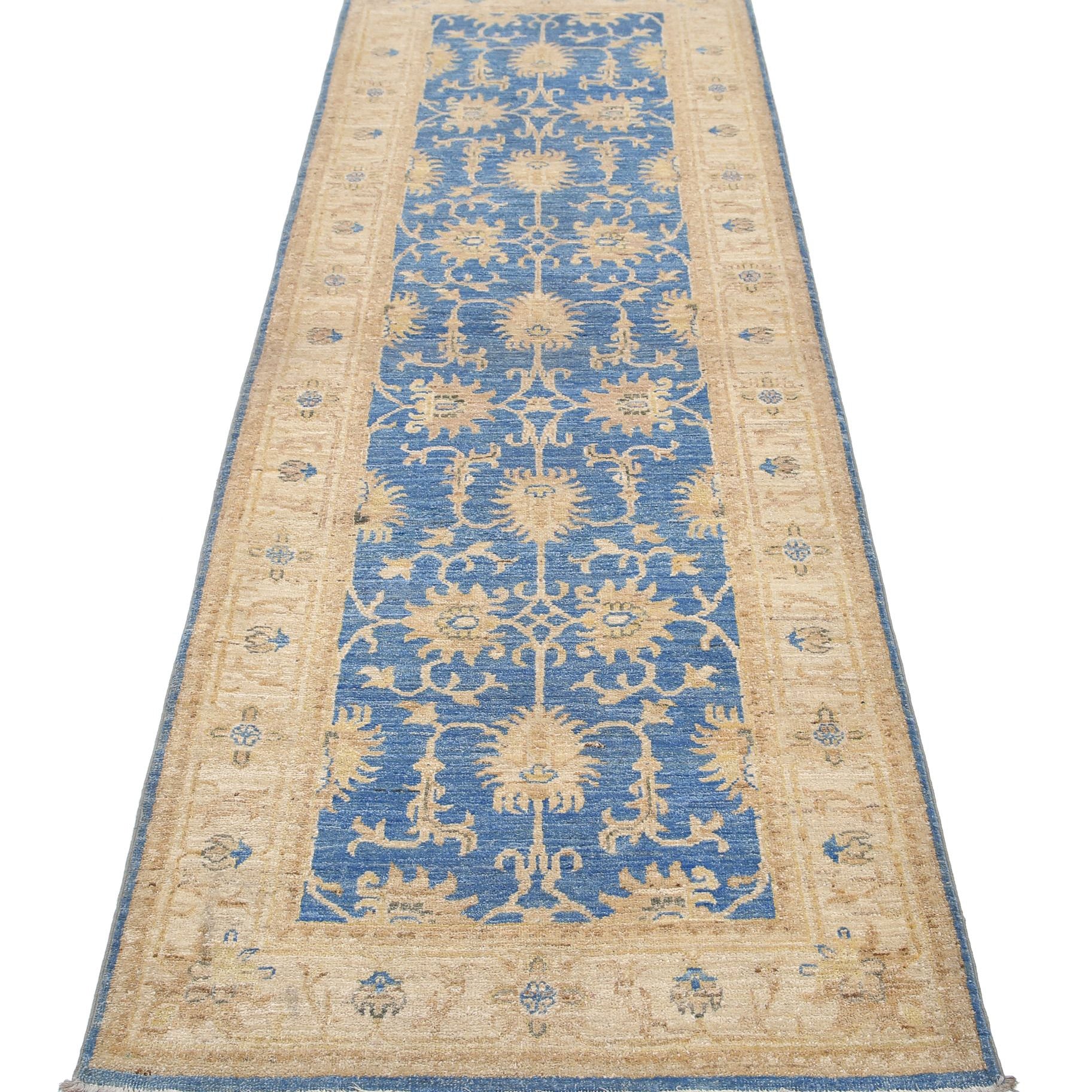 Hand Knotted Ziegler Farhan Wool Rug - 2'8'' x 8'0''