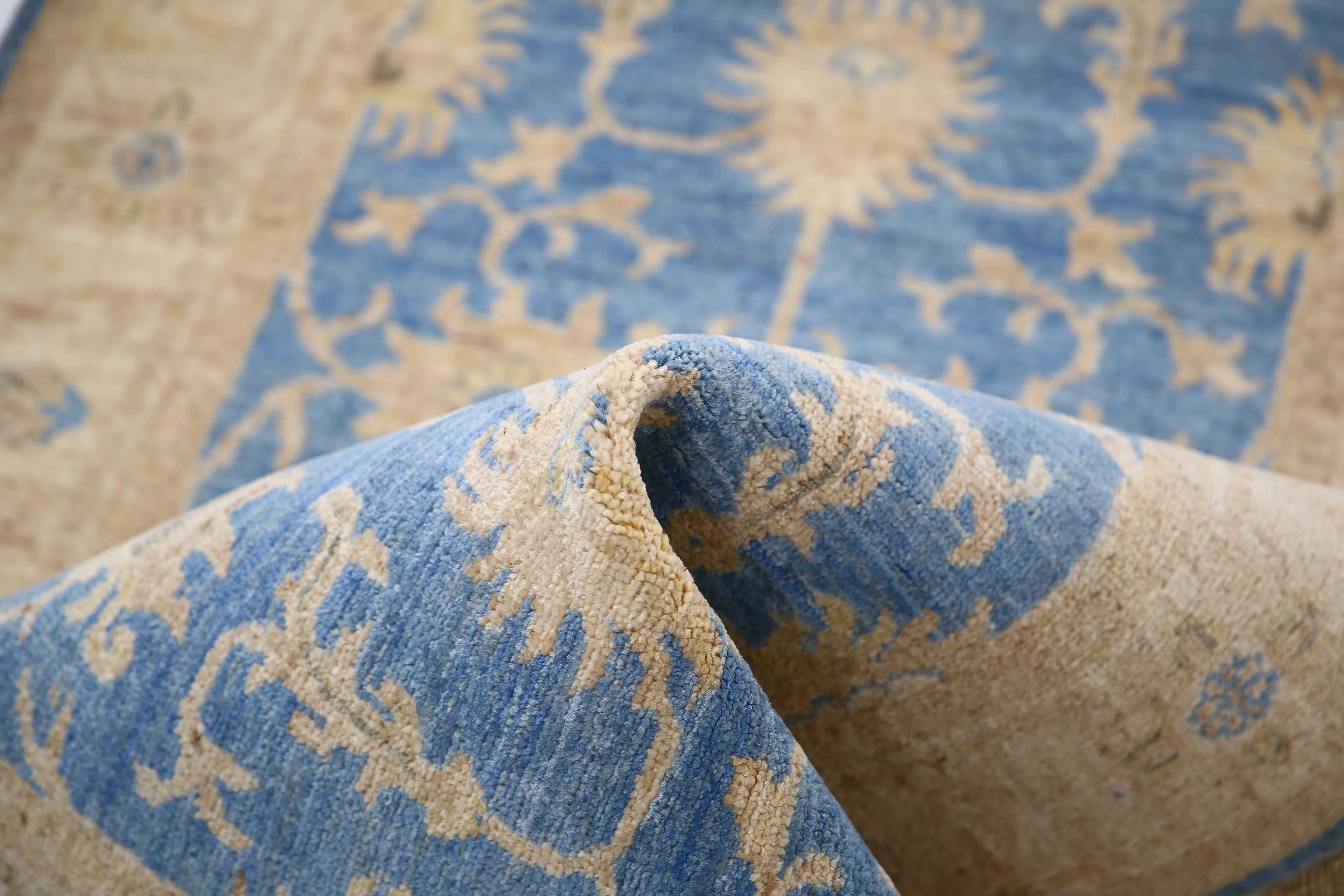Hand Knotted Ziegler Farhan Wool Rug - 2'8'' x 8'0''