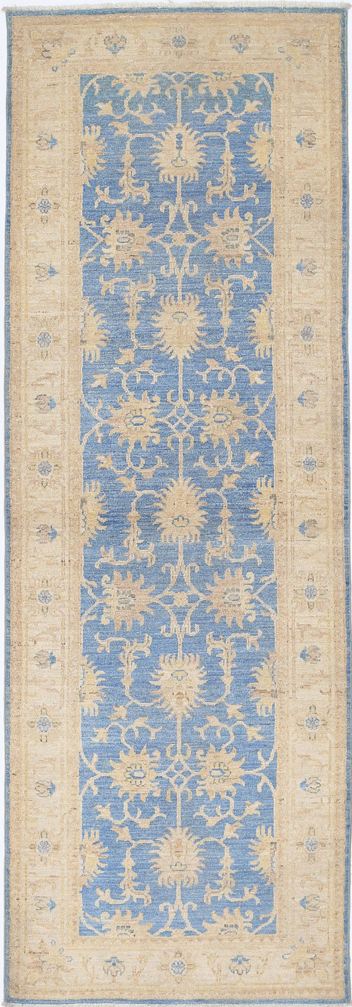 Hand Knotted Ziegler Farhan Wool Rug - 2'7'' x 8'0''