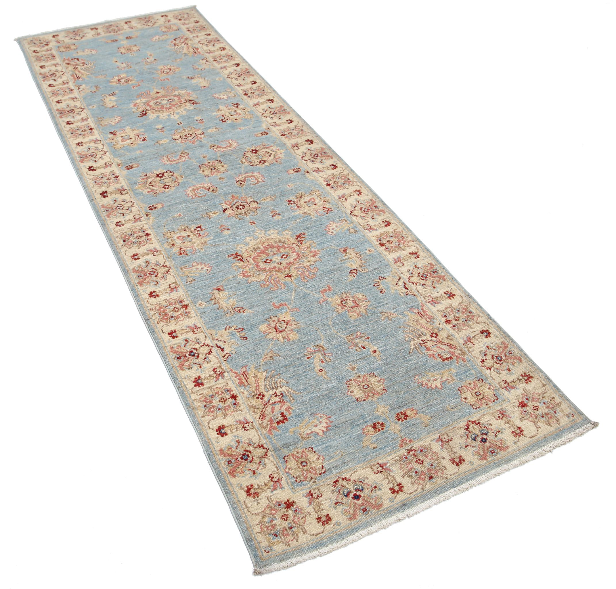 Hand Knotted Ziegler Farhan Wool Rug - 2'7'' x 7'10''