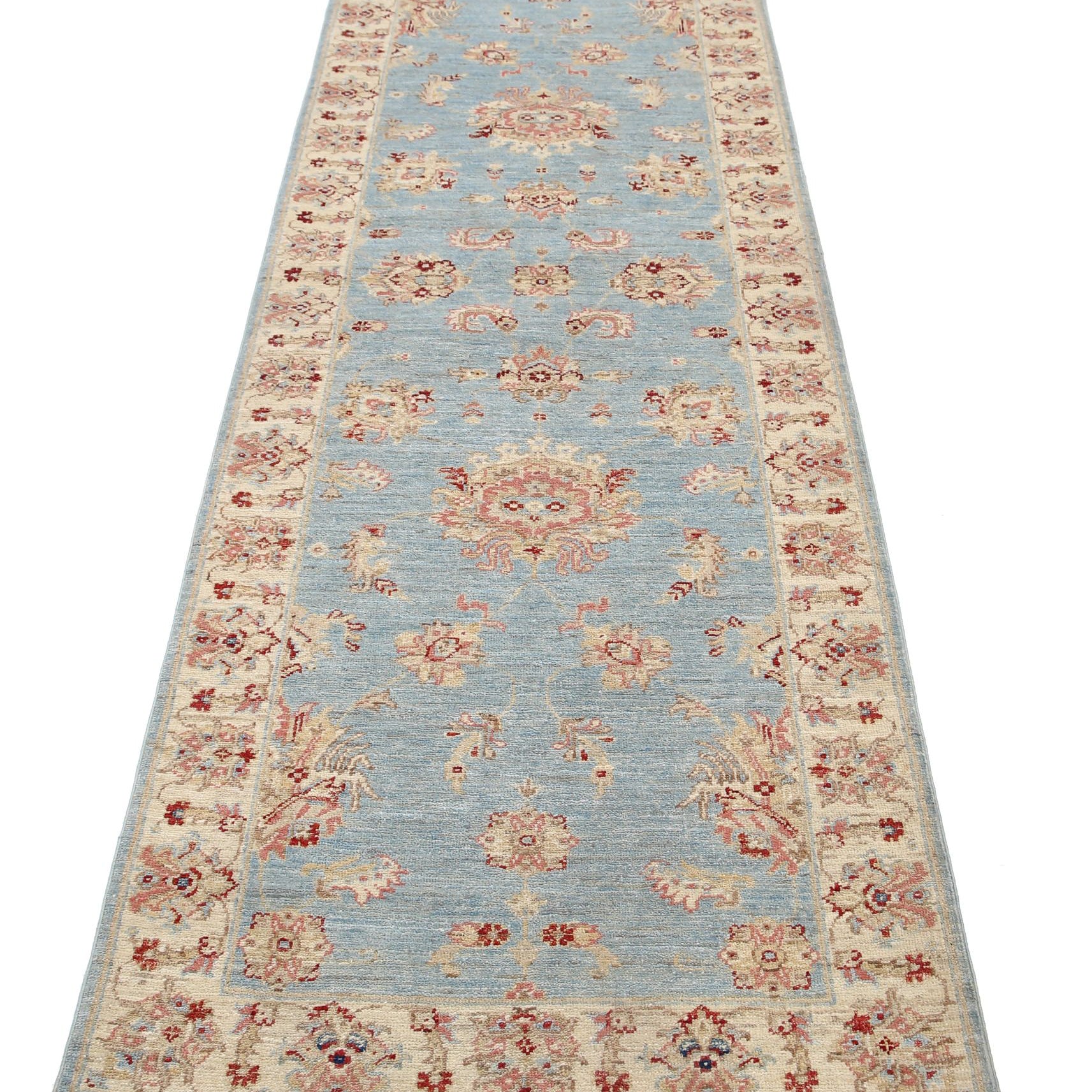 Hand Knotted Ziegler Farhan Wool Rug - 2'7'' x 7'10''