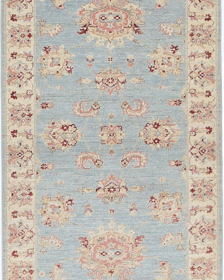Hand Knotted Ziegler Farhan Wool Rug - 2'7'' x 7'10''