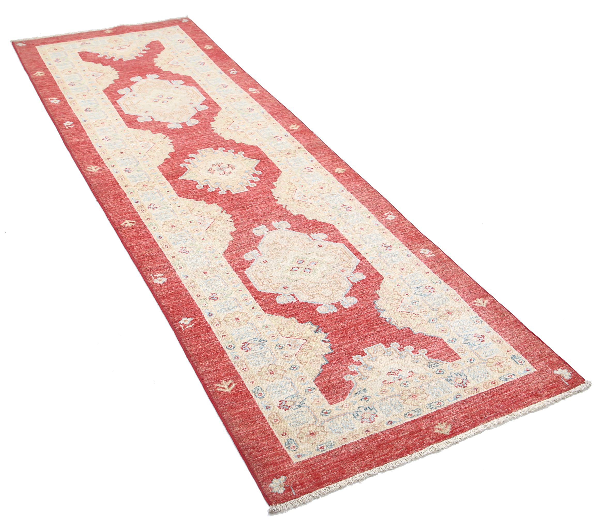 Hand Knotted Ziegler Farhan Wool Rug - 2'8'' x 7'11''