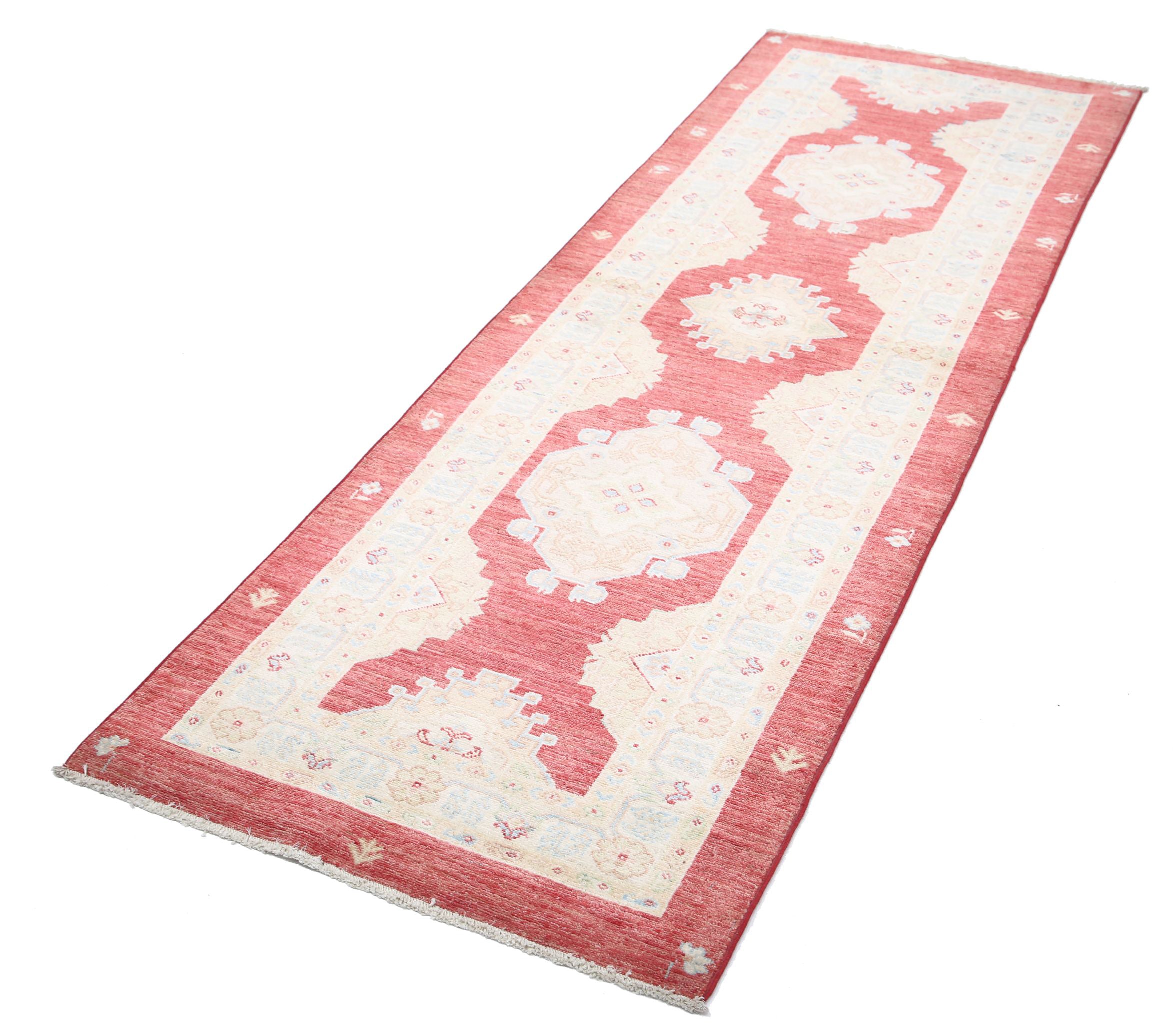 Hand Knotted Ziegler Farhan Wool Rug - 2'8'' x 7'11''