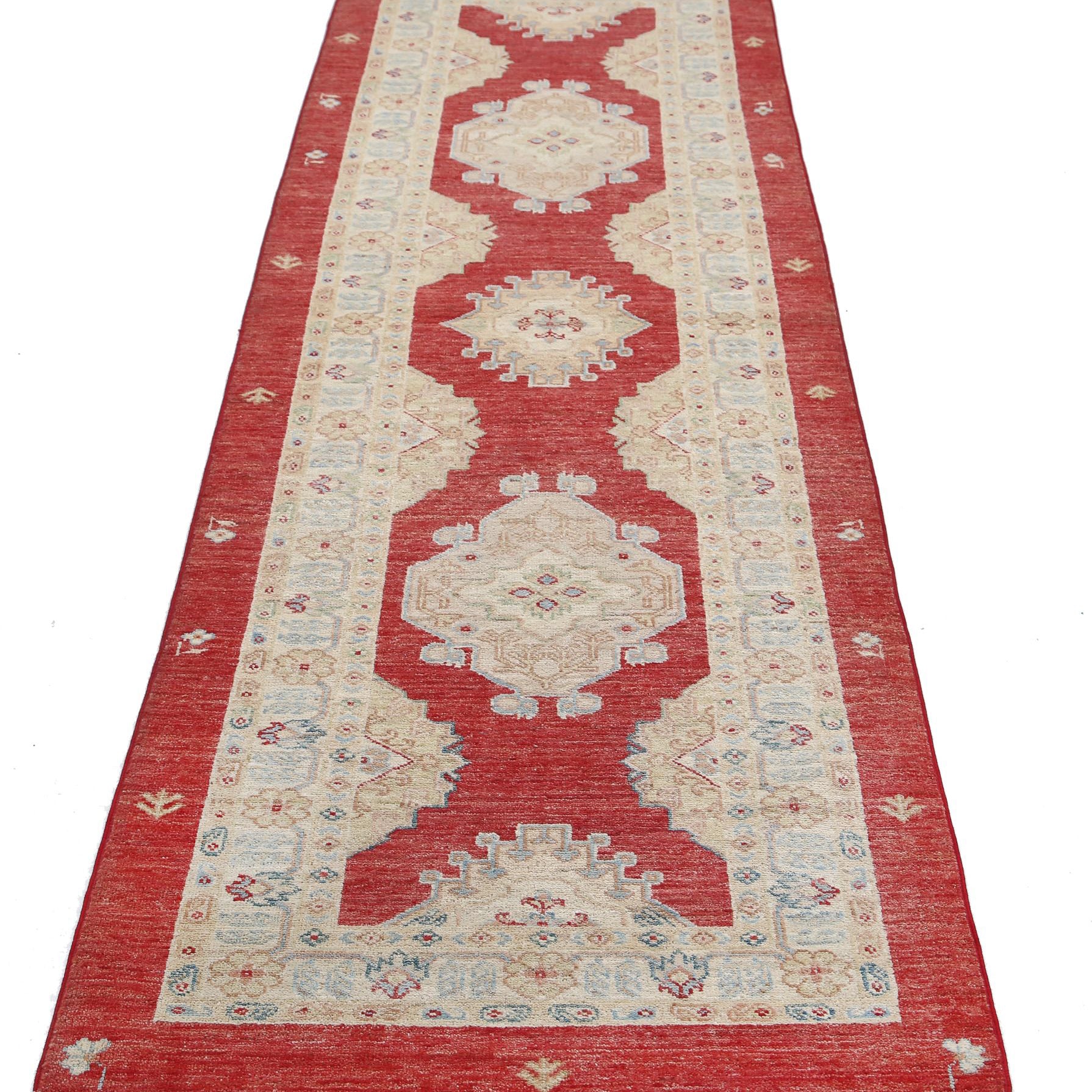 Hand Knotted Ziegler Farhan Wool Rug - 2'8'' x 7'11''