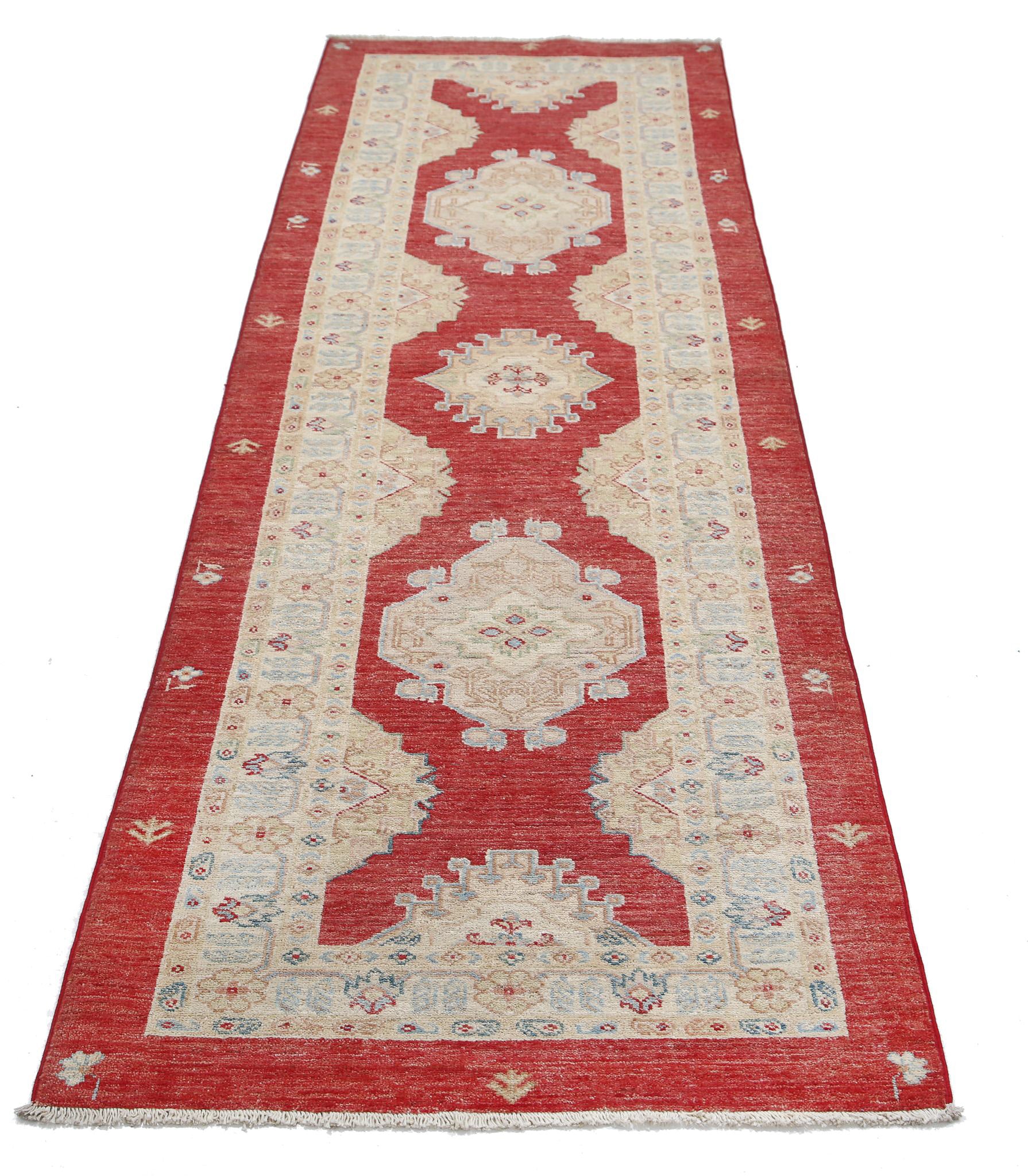Hand Knotted Ziegler Farhan Wool Rug - 2'8'' x 7'11''