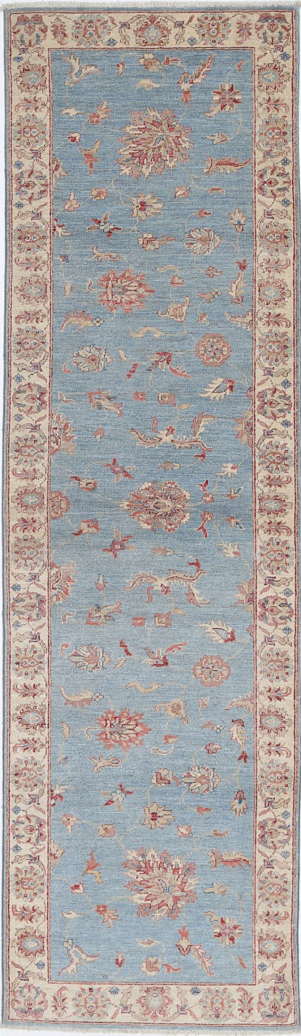 Hand Knotted Ziegler Farhan Wool Rug - 2'6'' x 9'10''
