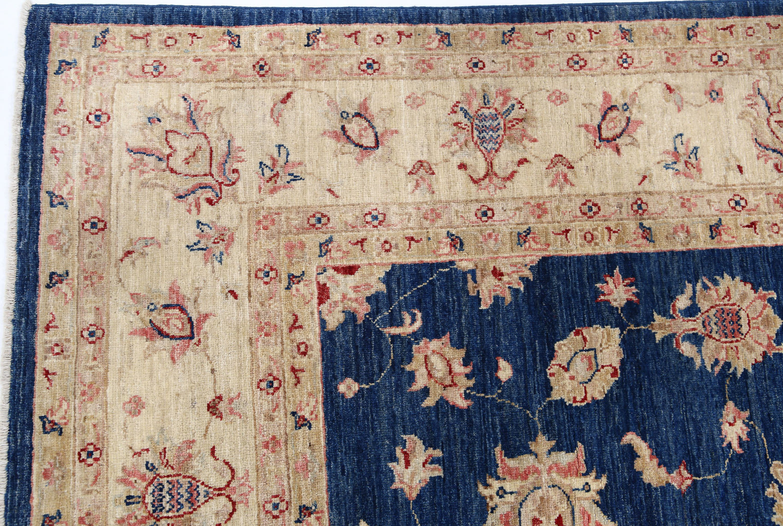 Hand Knotted Ziegler Farhan Wool Rug - 6'9'' x 9'3''