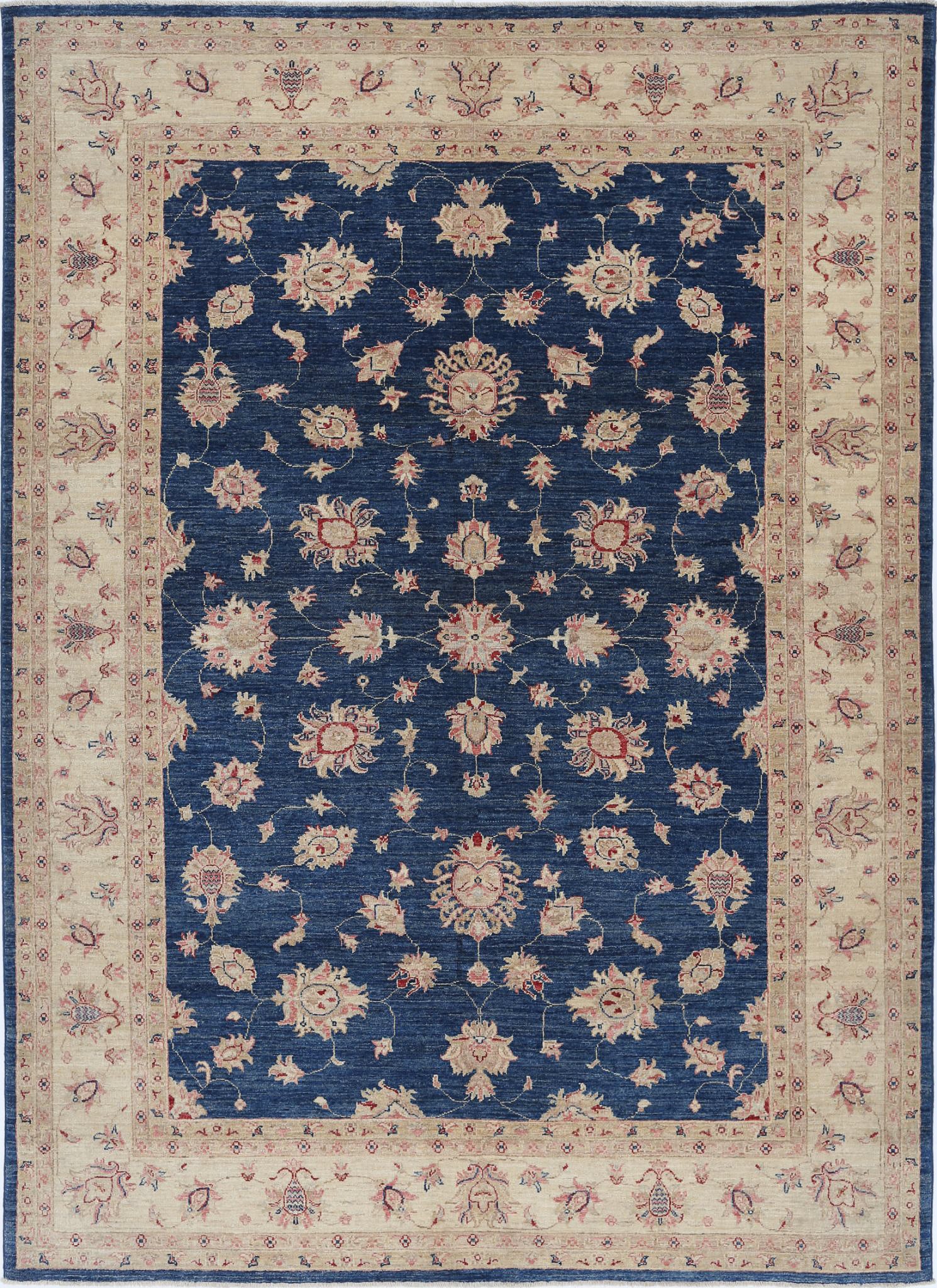 Hand Knotted Ziegler Farhan Wool Rug - 6'9'' x 9'3''