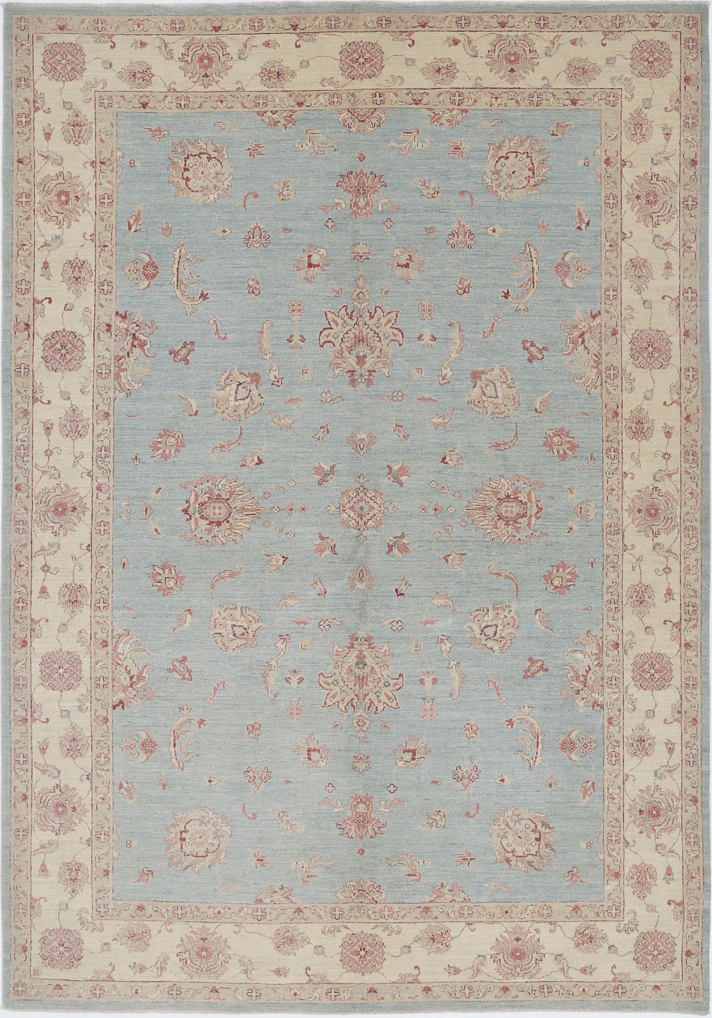 Hand Knotted Ziegler Farhan Wool Rug - 6'9'' x 9'8''