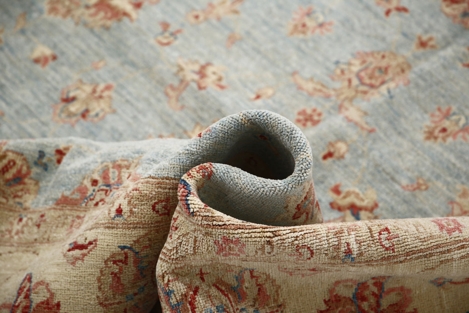 Hand Knotted Ziegler Farhan Wool Rug - 6'9'' x 9'8''