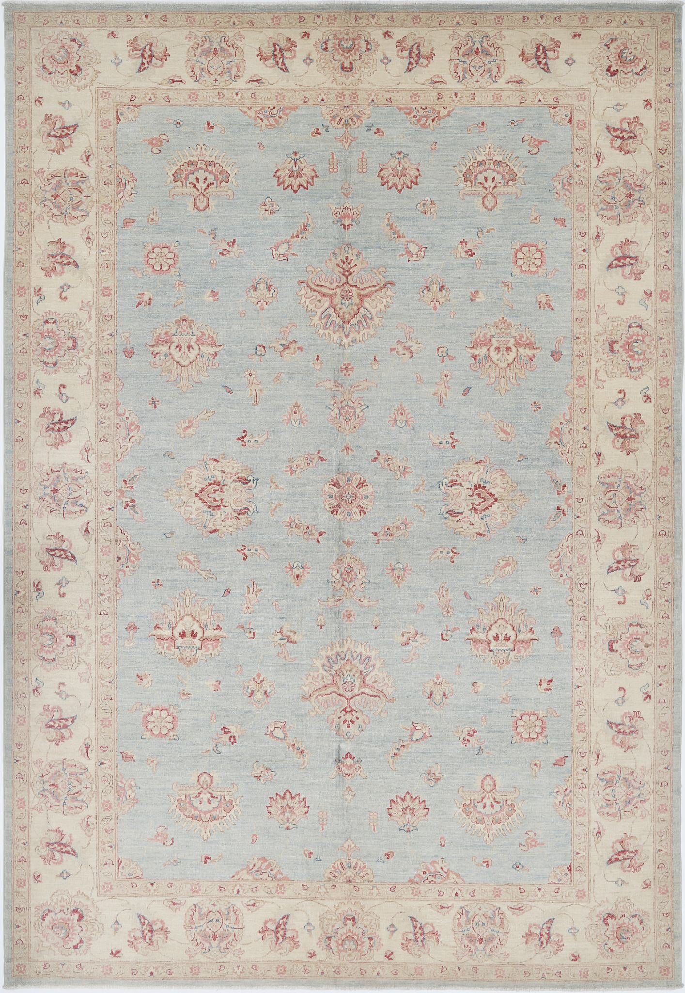 Hand Knotted Ziegler Farhan Wool Rug - 6'9'' x 9'8''