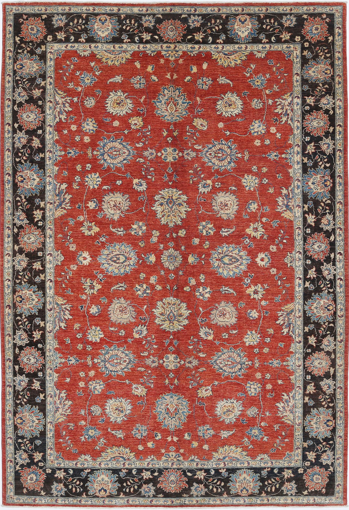 Hand Knotted Ziegler Farhan Wool Rug - 6'5'' x 9'5''